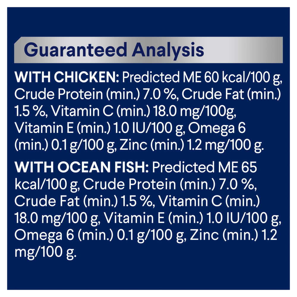 ADVANCE Adult Wet Cat Food Chicken, Ocean Fish In Jelly 12x85g Pouches 06