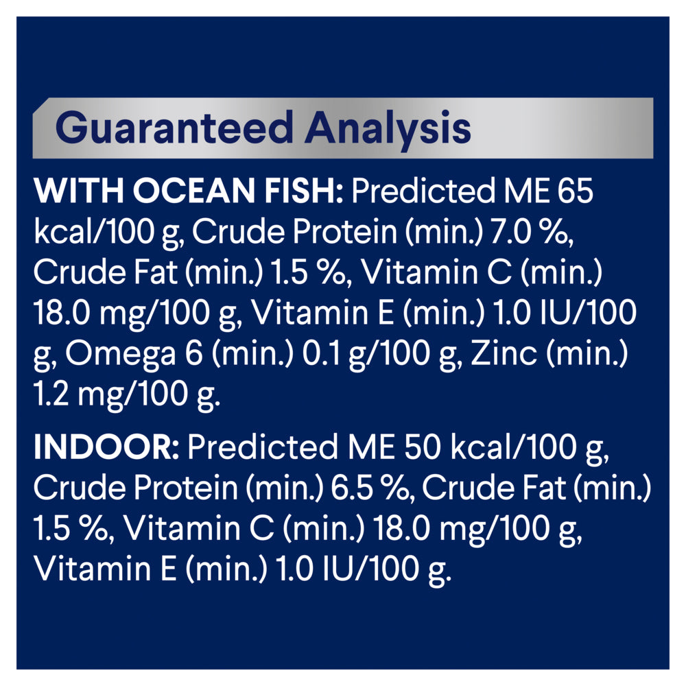 ADVANCE Adult Wet Cat Food Ocean Fish/ Indoor Chicken & Turkey In Jelly 12x85g Pouches 06