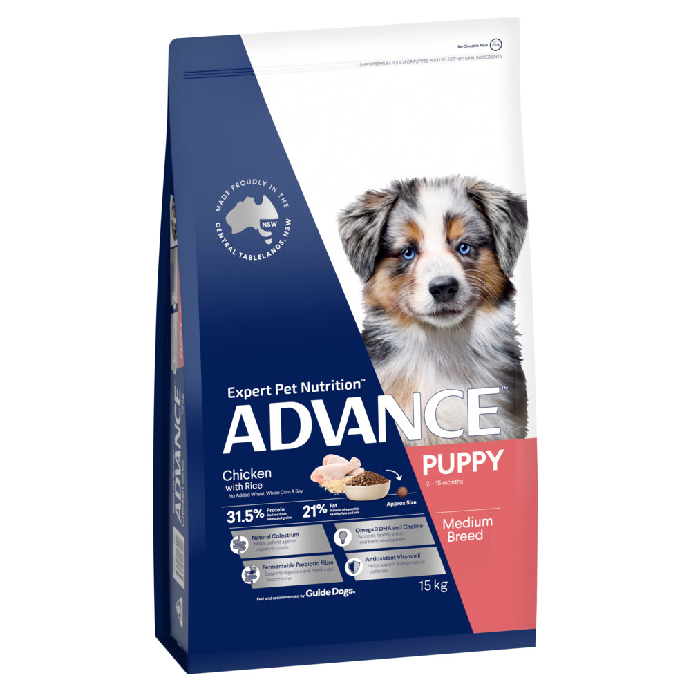 ADVANCE Medium Puppy Dry Dog Food Chicken with Rice 02