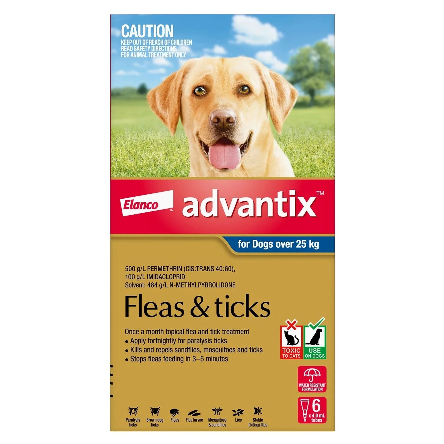 Advantix for Dogs 25KG+ Blue