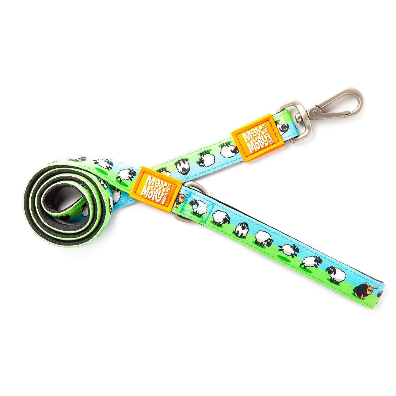 Max & Molly  Dog Leash -Black Sheep 01