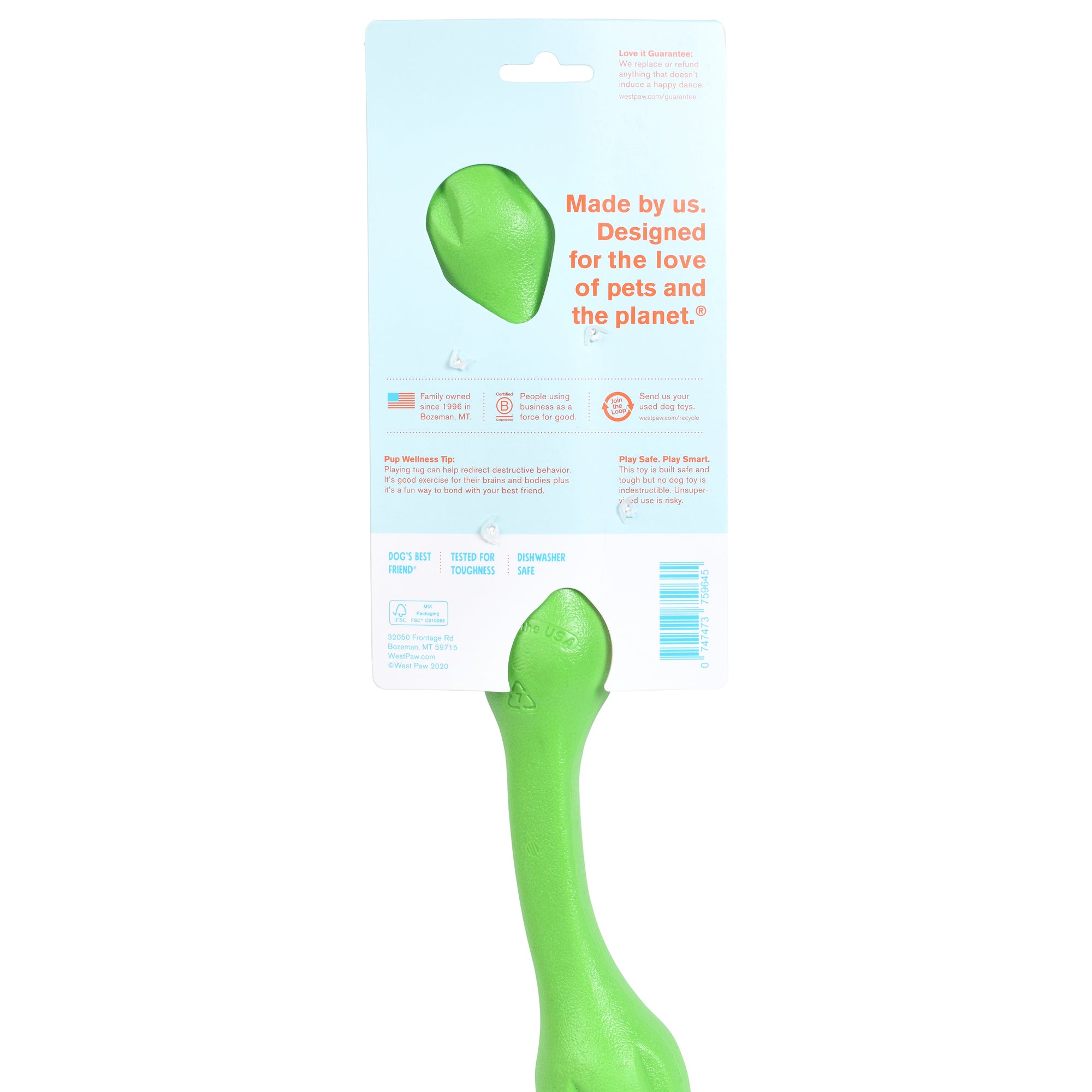 West Paw Zwig Tug & Fetch Stick Dog Toys