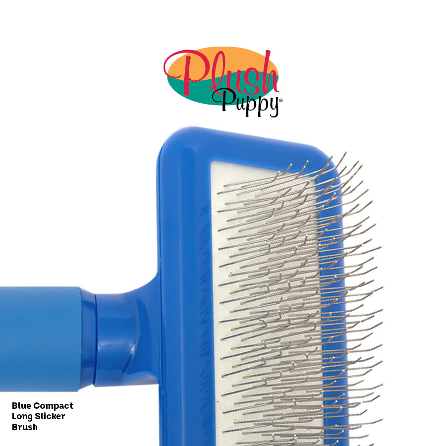 Plush Puppy Compact Long Pin Slicker Pro-Grooming Brush 04