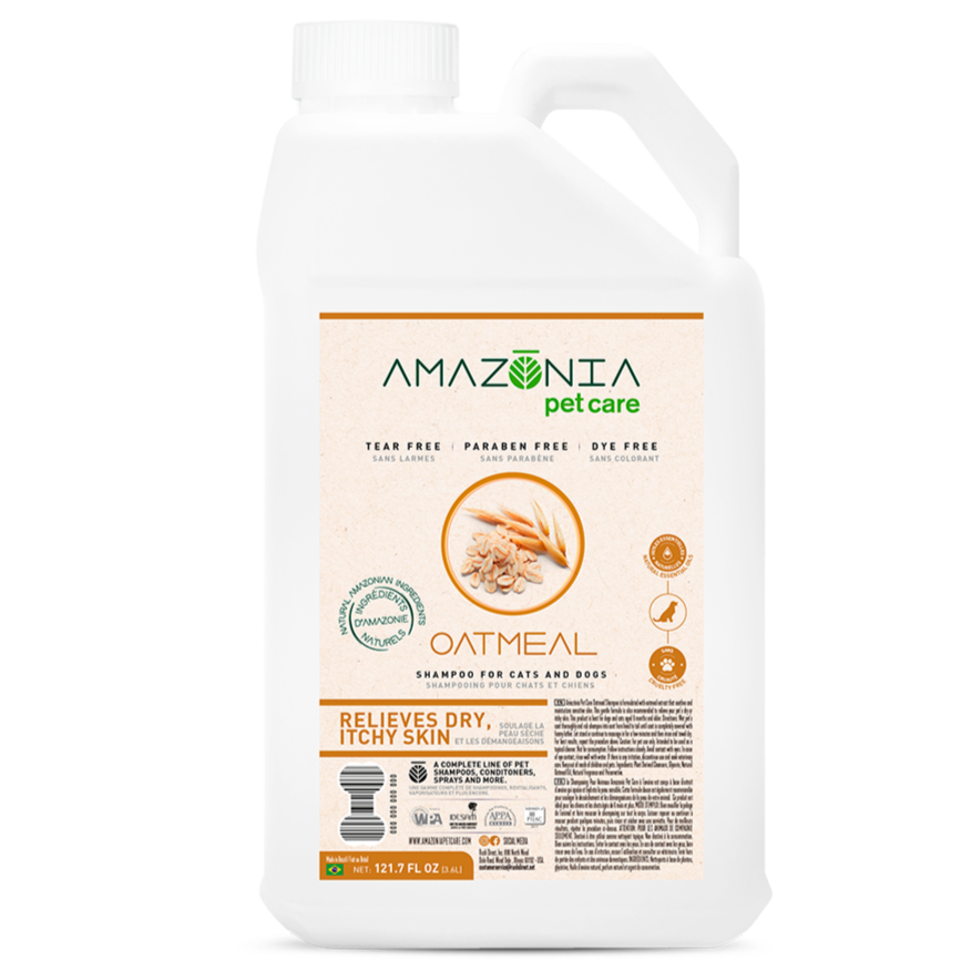 Amazonia Shampoo Oatmeal Dry & Ichy Skin for Dogs 3.6L