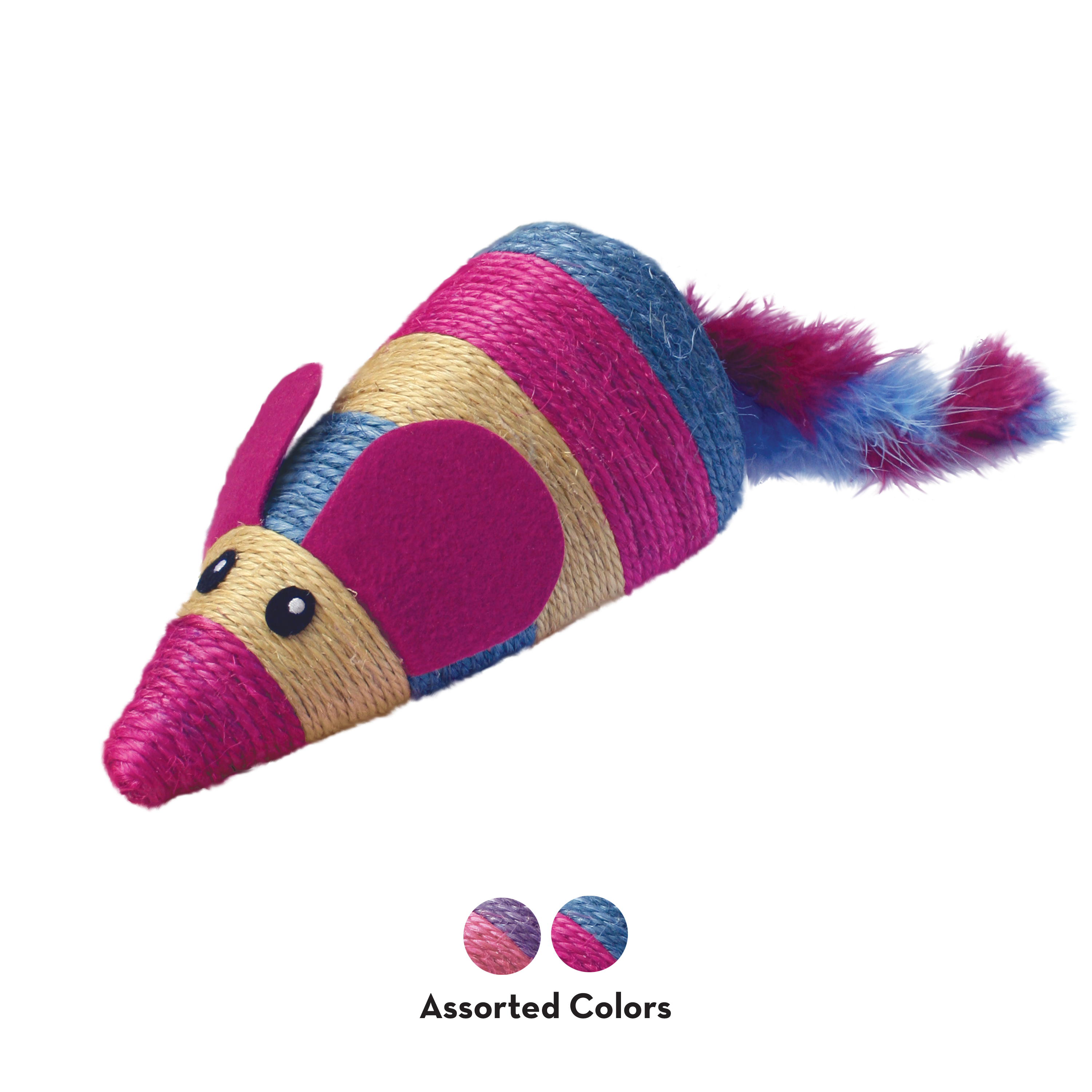 KONG Cat Toys Wrangler Scratch Mouse 03