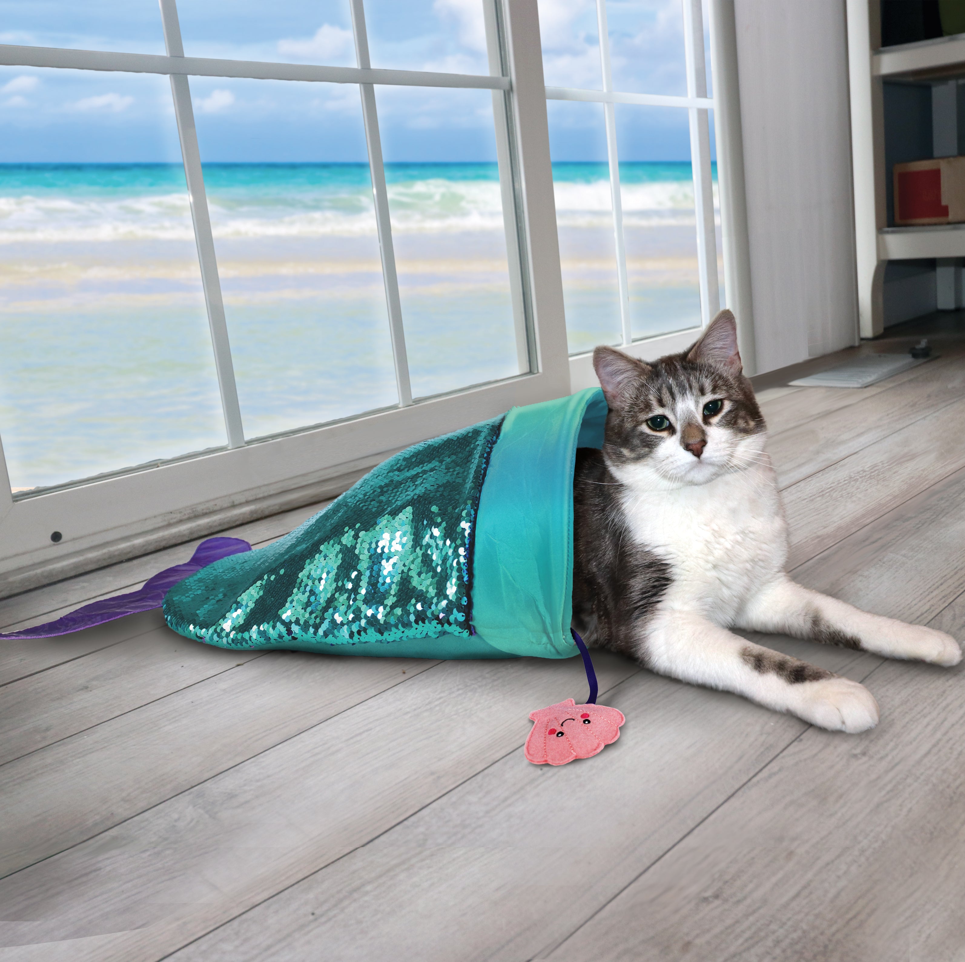 KONG Cat Toys Play Spaces SeaQuins 04