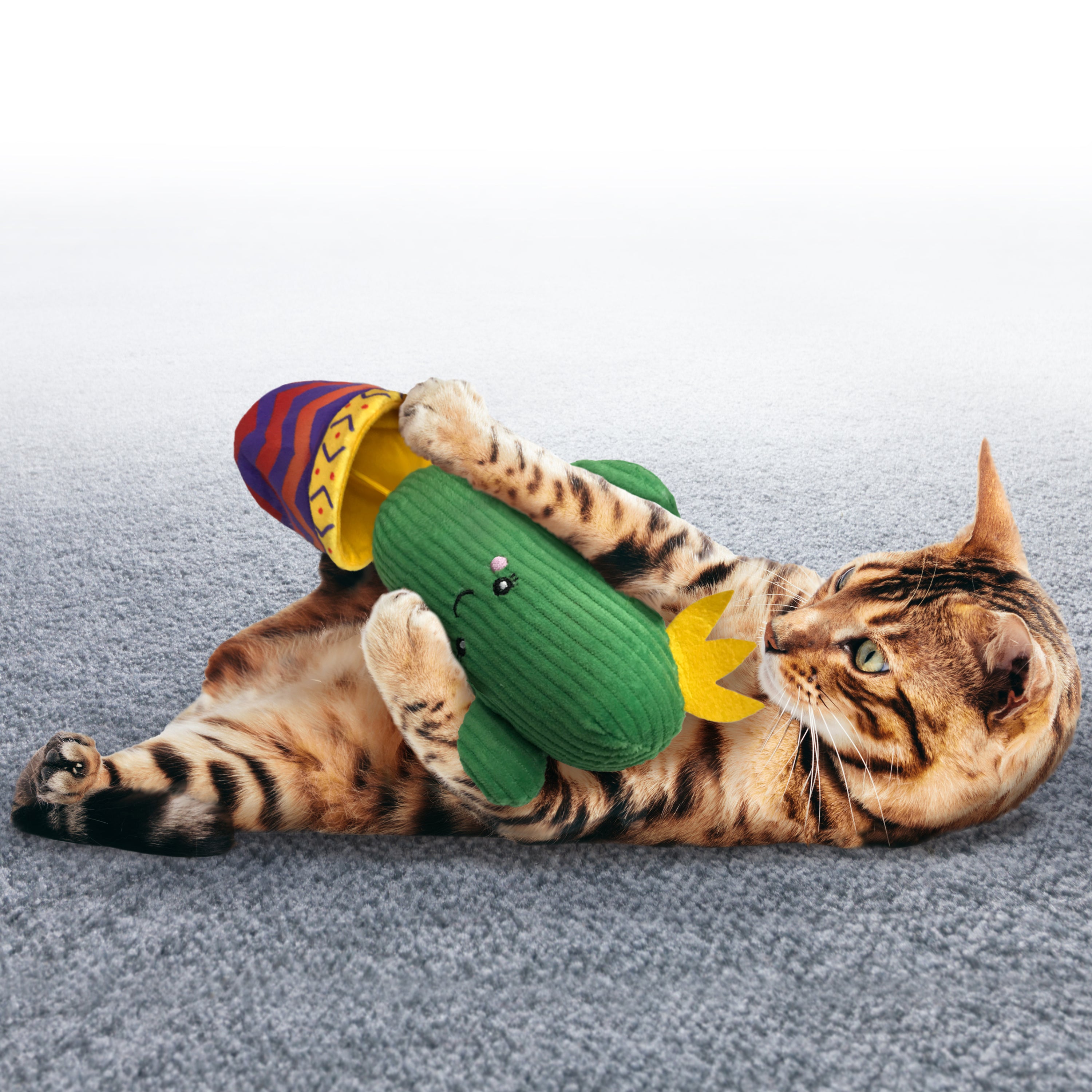 KONG Cat Toys Wrangler Cactus 04