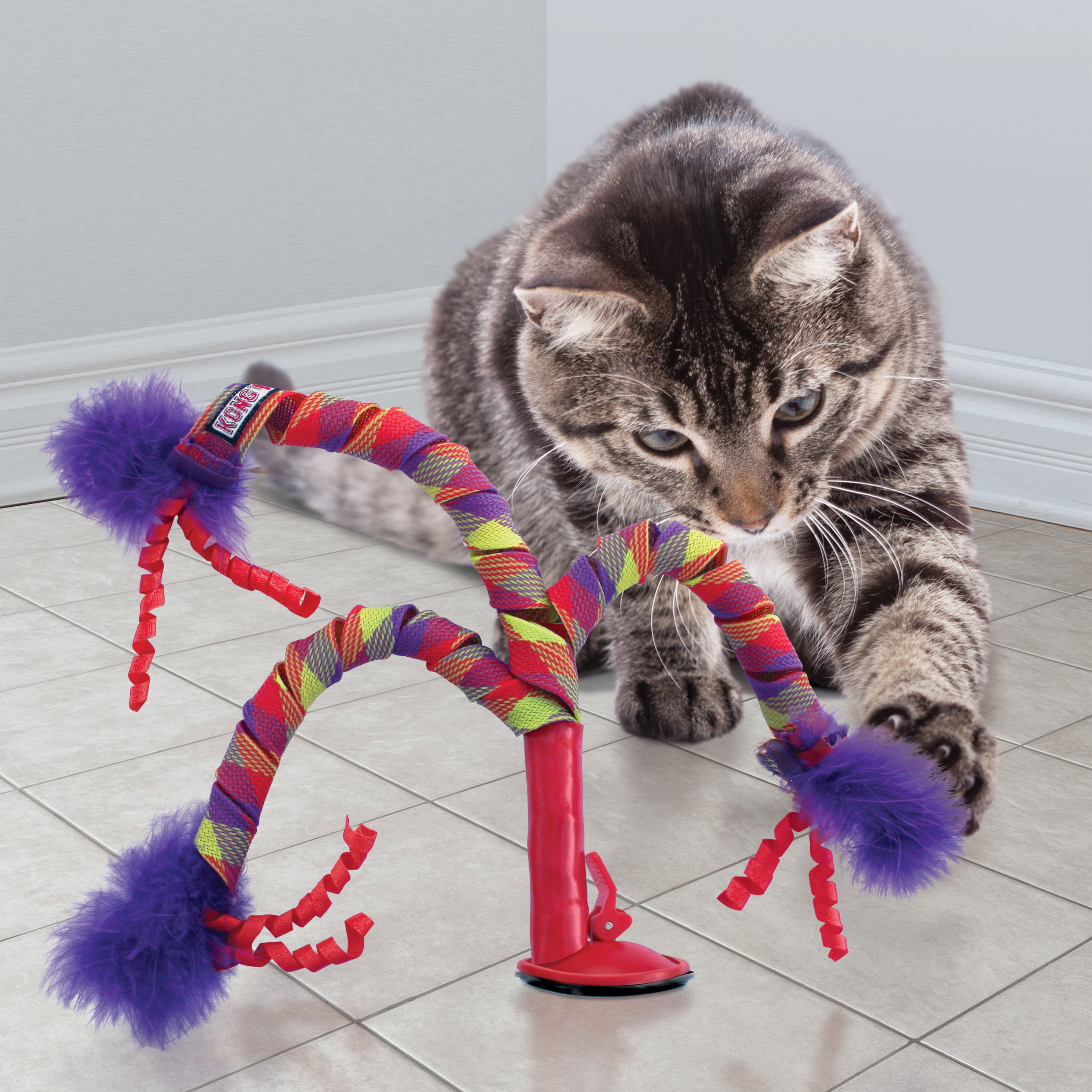 KONG Cat Toys Connects Curlz 02