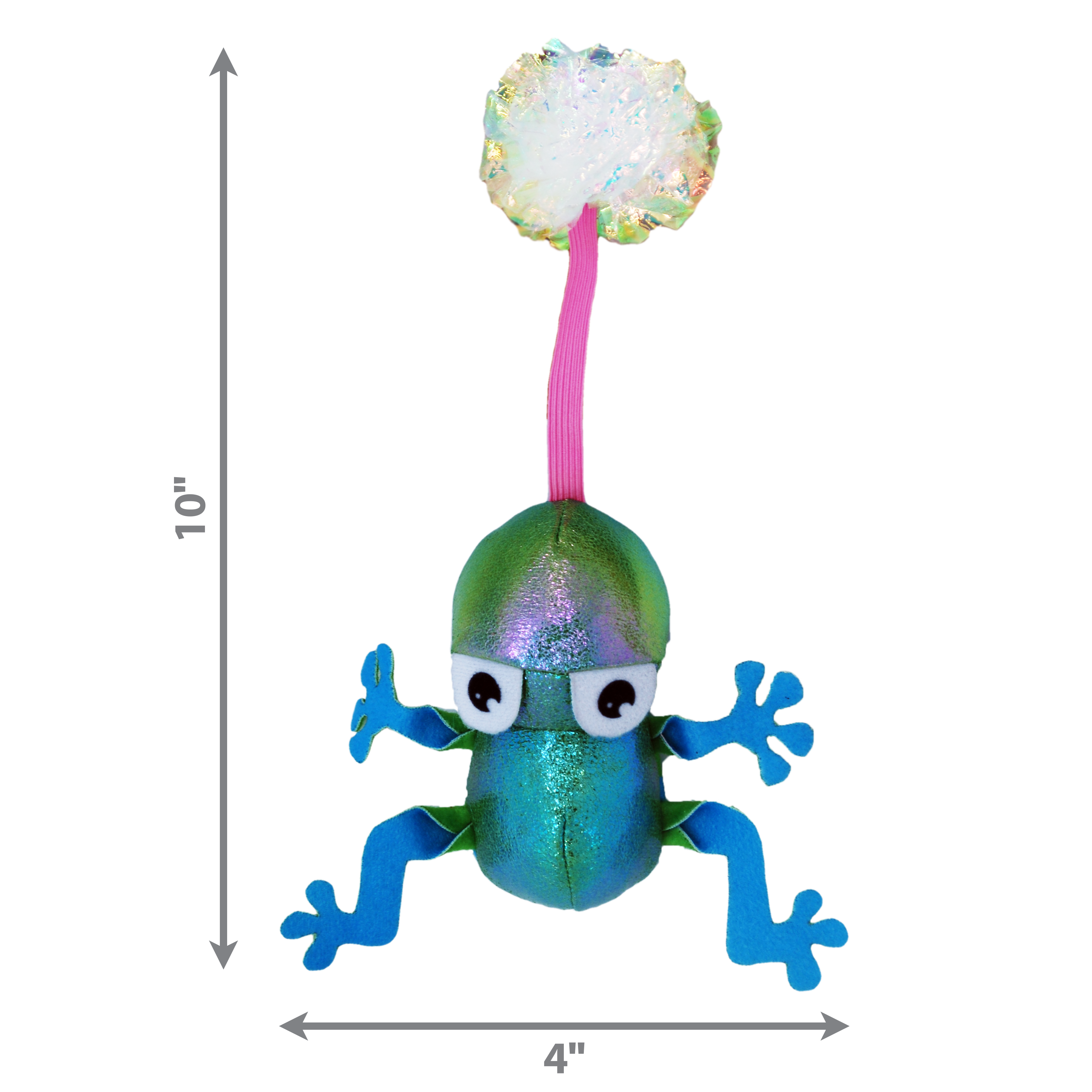 KONG Cat Toys Flingaroo Frog 03