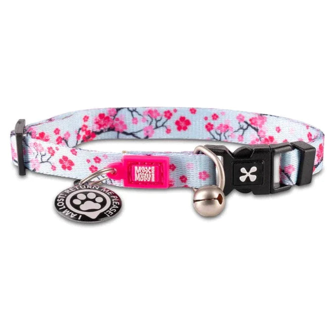 Max & Molly Smart Id Cat Collar - Cherry Bloom 01