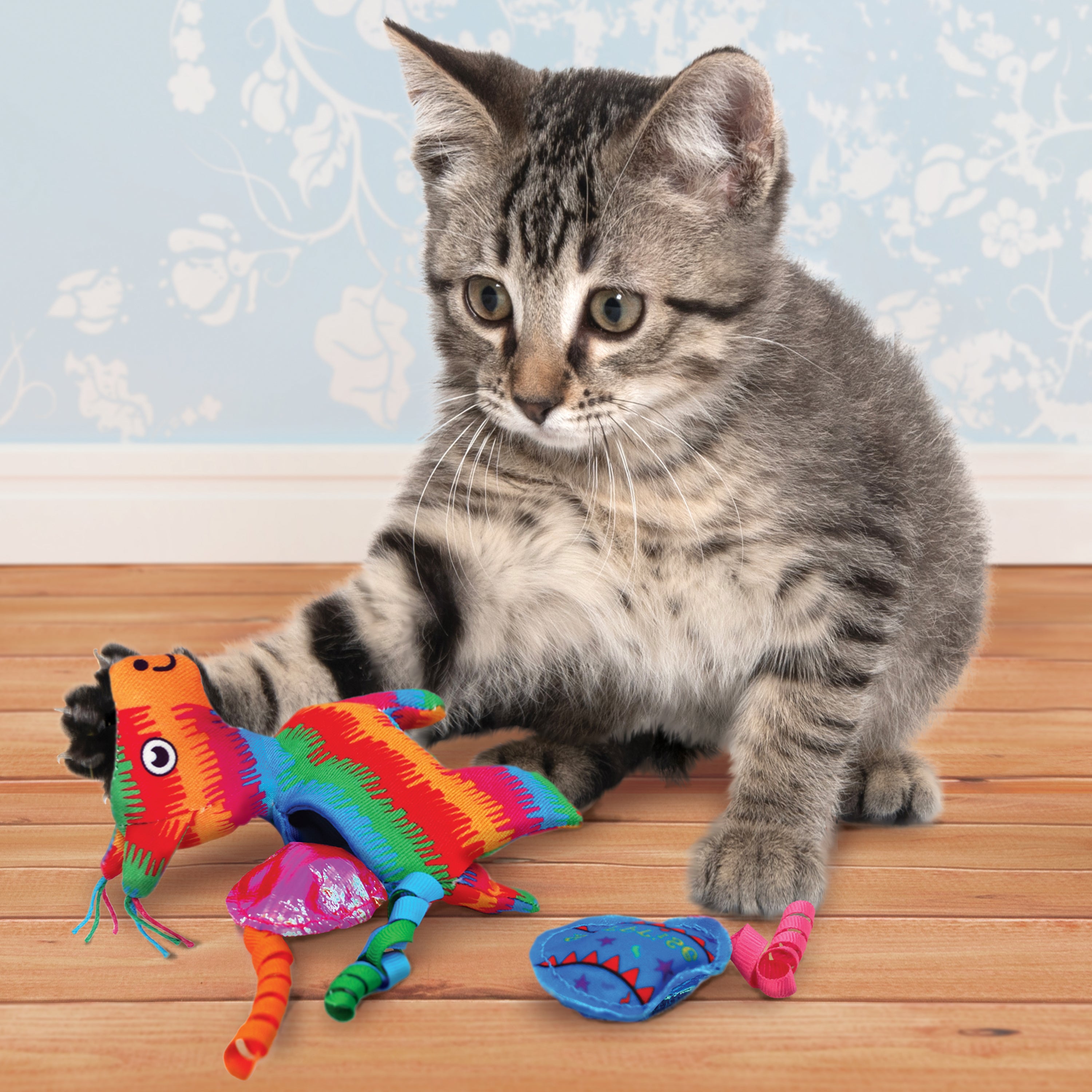 KONG Cat Toys Pull-A-Partz Pinata 04