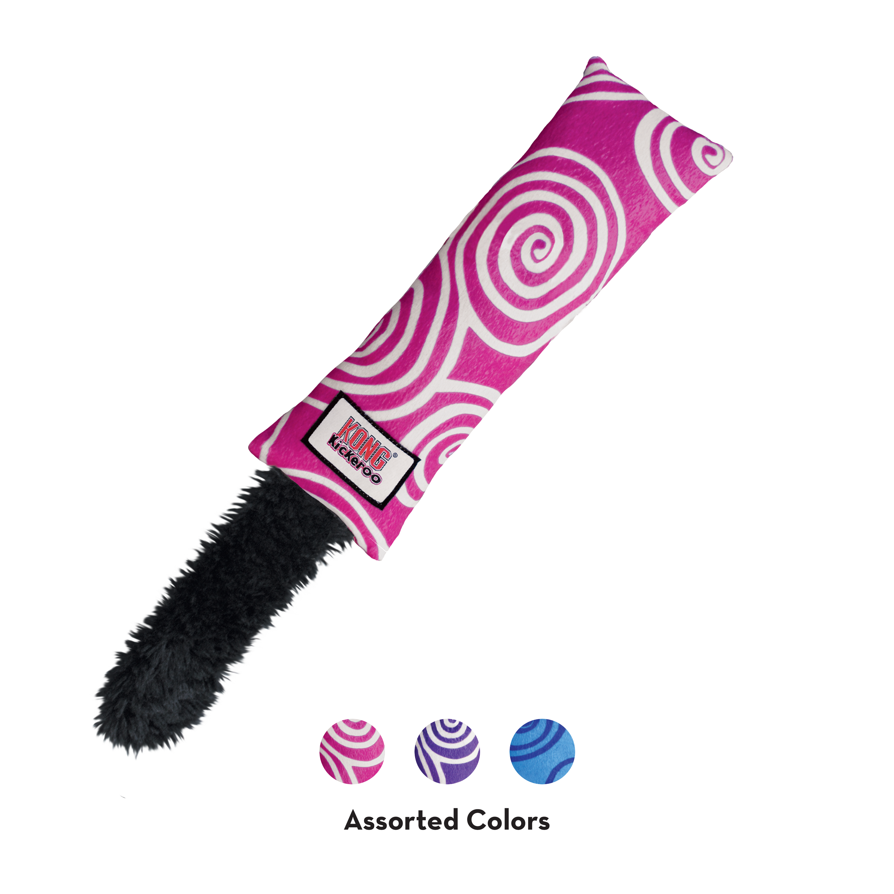KONG Cat Toys Kickeroo Swirl Assorted 03