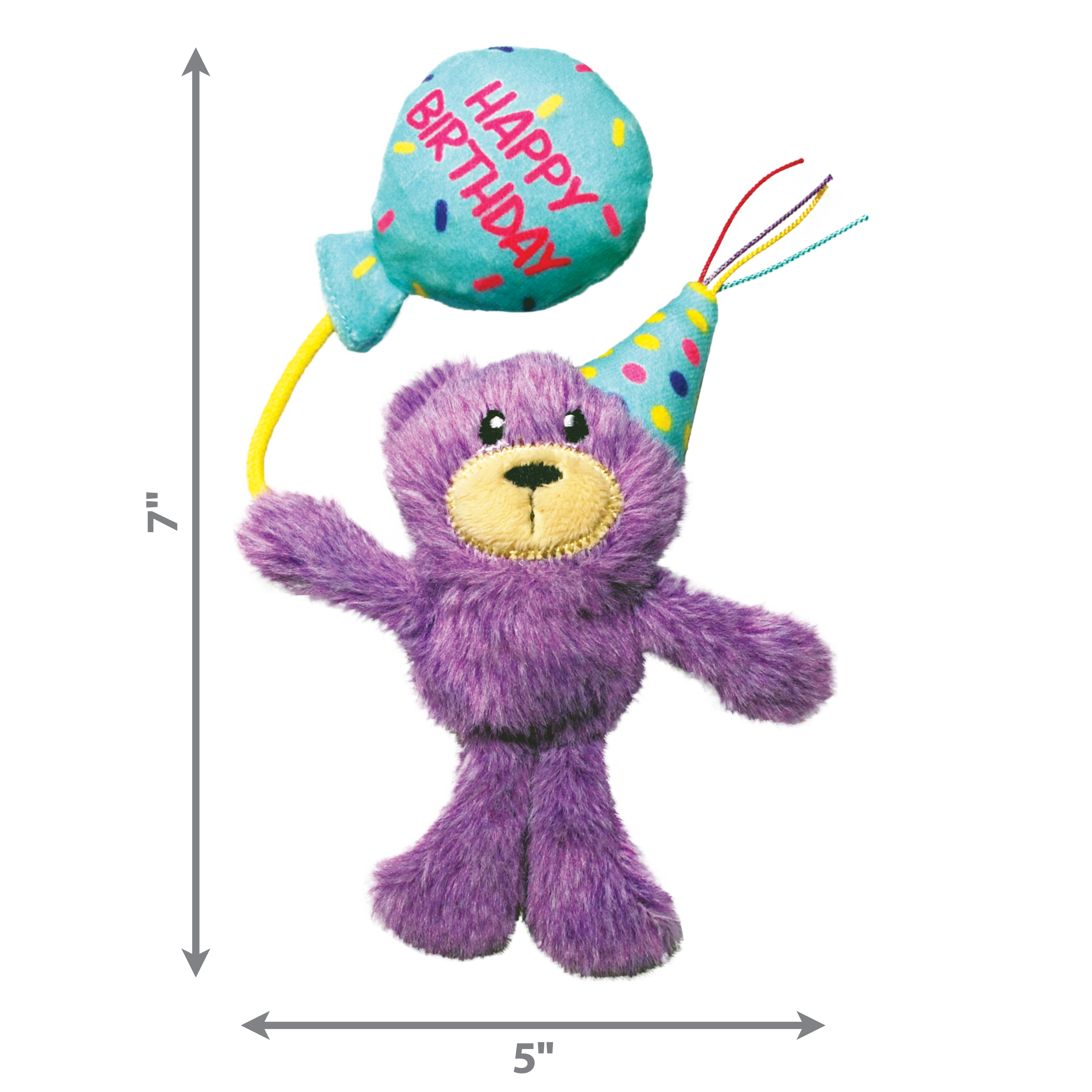 KONG Cat Toys Occasions Birthday Teddy 03