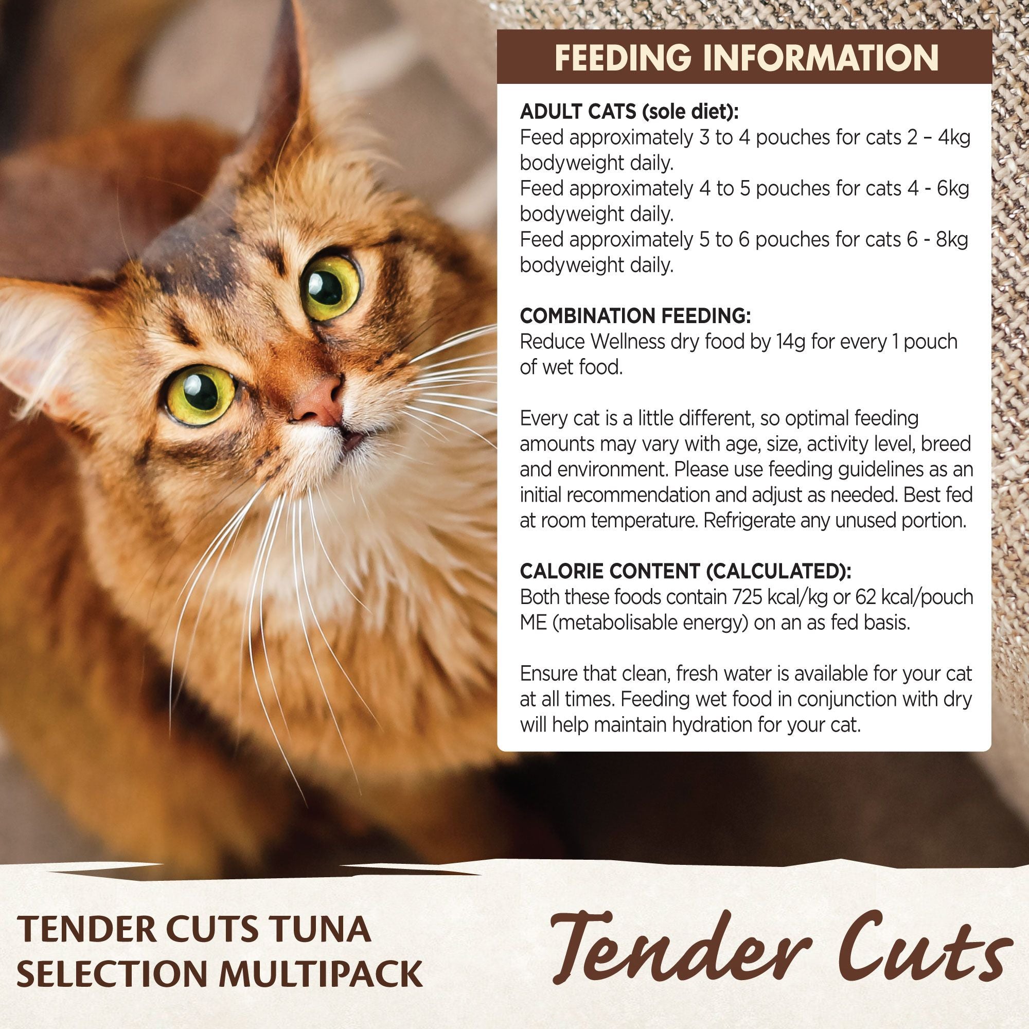 Wellness Core Wet Cat Food Tender Cuts Tuna Selection Multipack