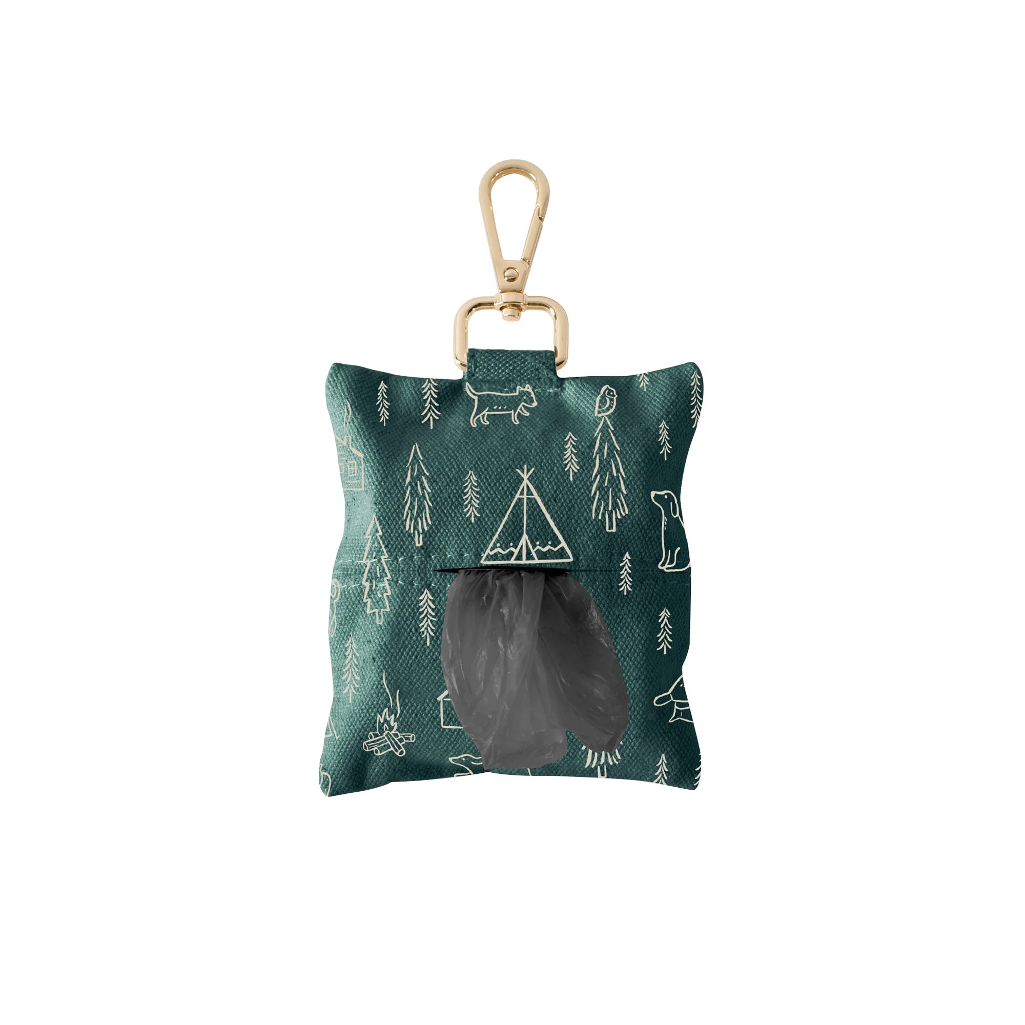 Fringe Studio Canvas Waste Bag Dispenser with Keychain