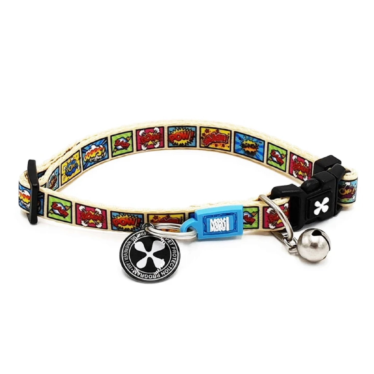 Max & Molly Smart Id Cat Collar - Comic 01