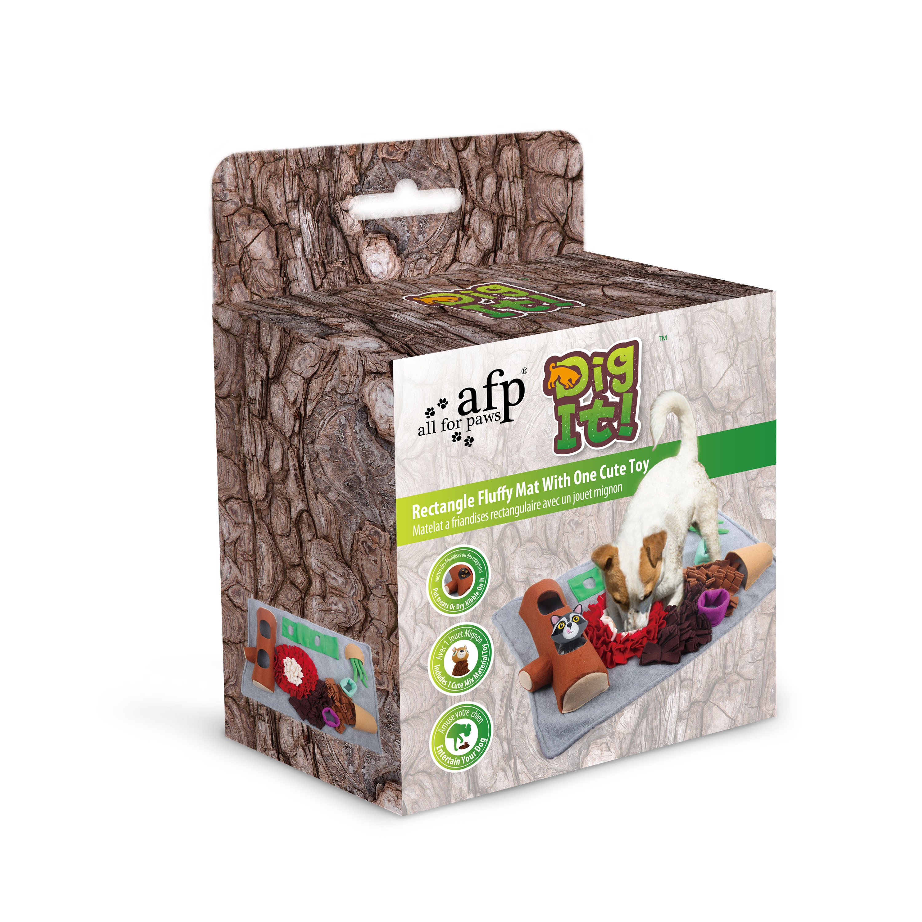 All for Paws AFP Dog Dig It Play & Treat Mat Raccoon