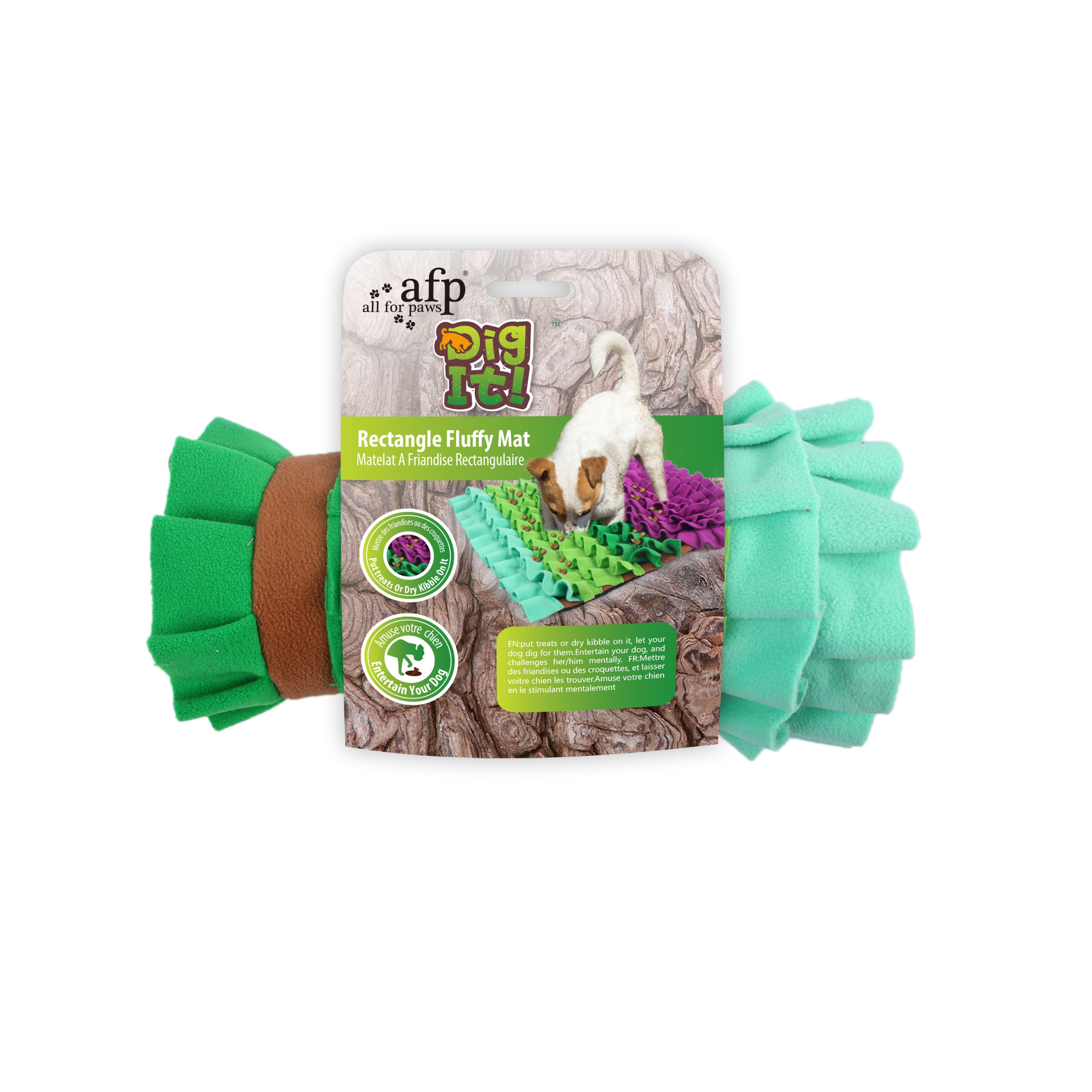 All for Paws AFP Dog Dig It Play & Treat Rectangle Fluffy Mat