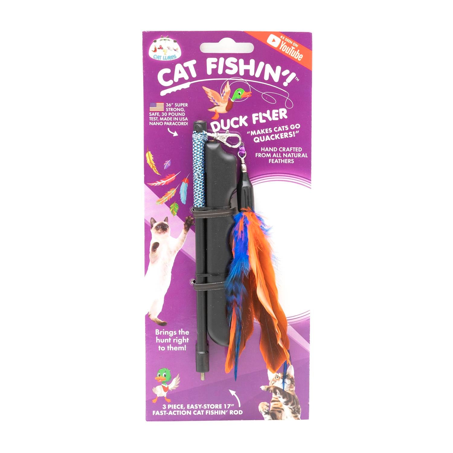 Cat Lures Cat Fishin' Rod Teaser Cat Toy