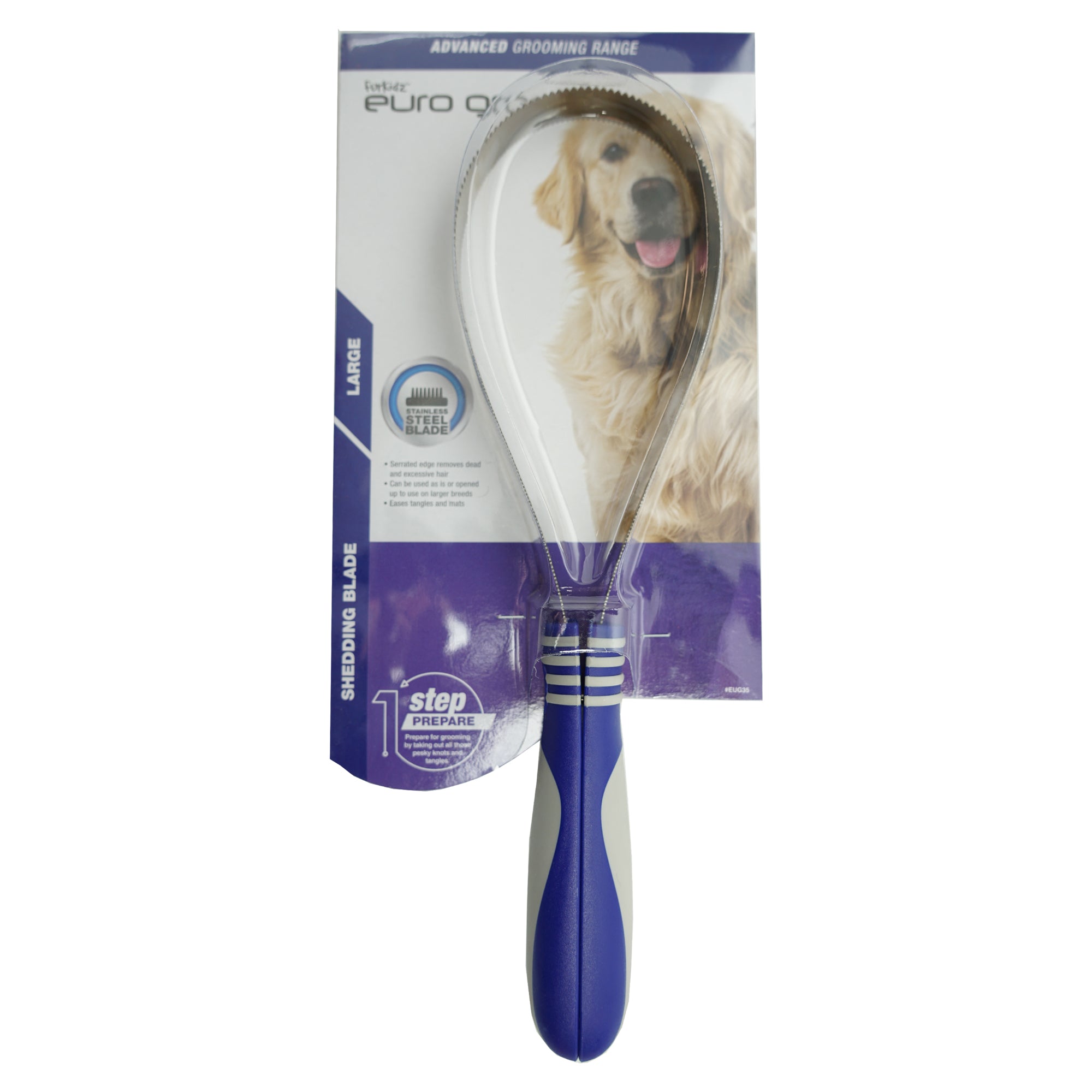 Euro Groom Dog Shedding Blade Large