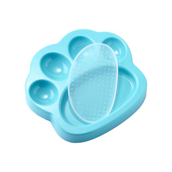 Pet DreamHouse PAW 2-in-1 Slow Mini Slow Feeder & Lick Pad