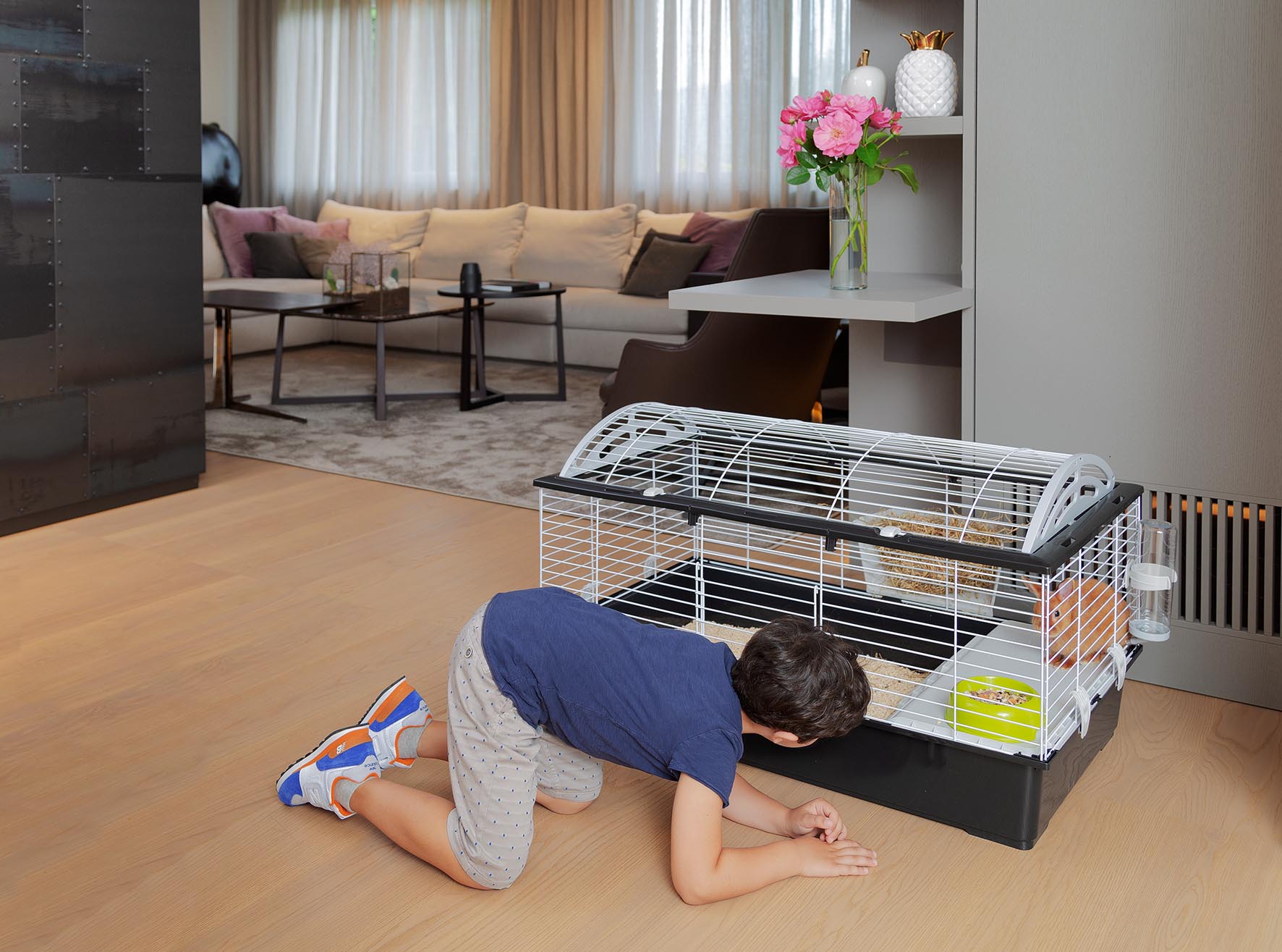 Ferplast Casita 100 Rabbits and Guinea Pigs Cage 09