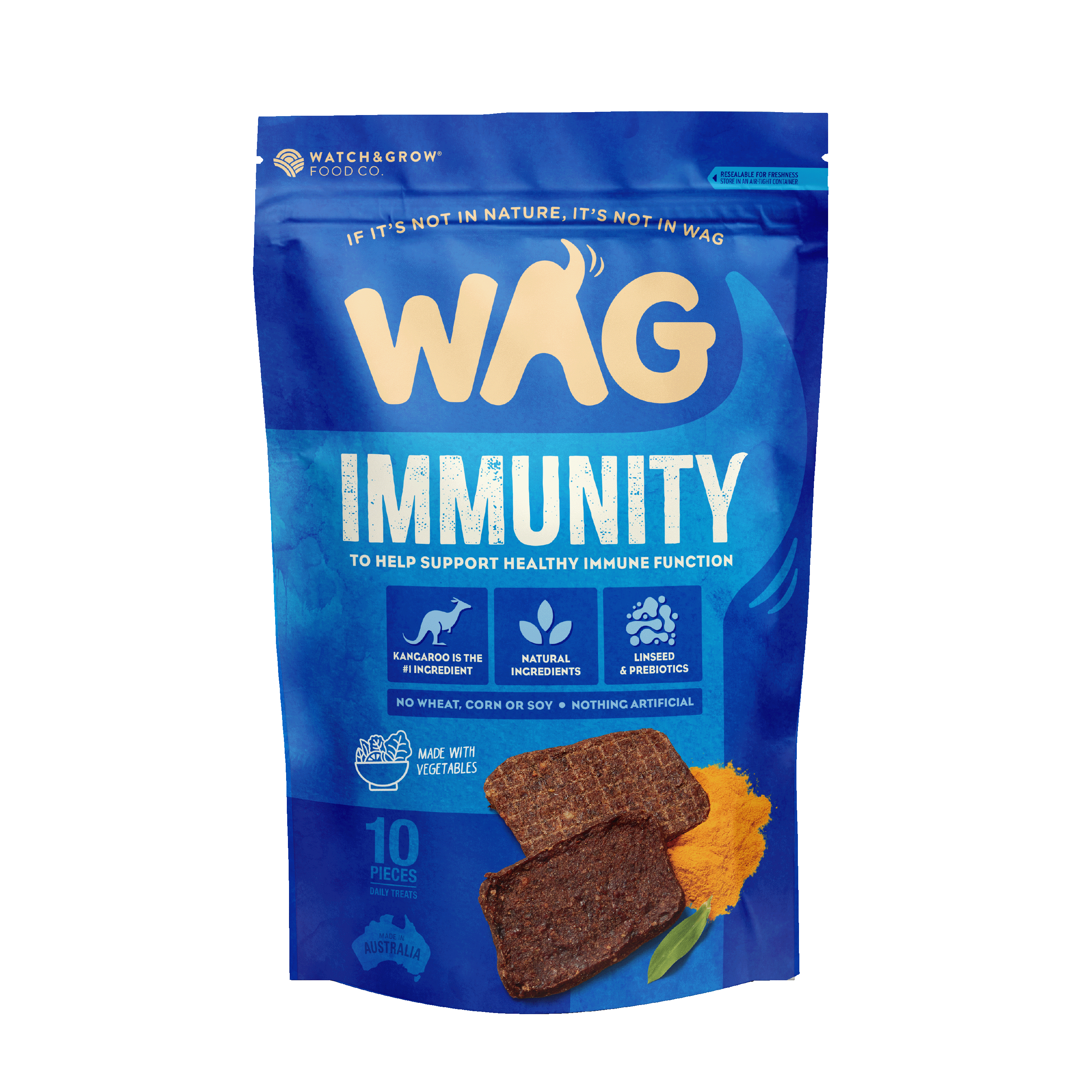 WAG Immunity Kangaroo Jerky - 10 Pack