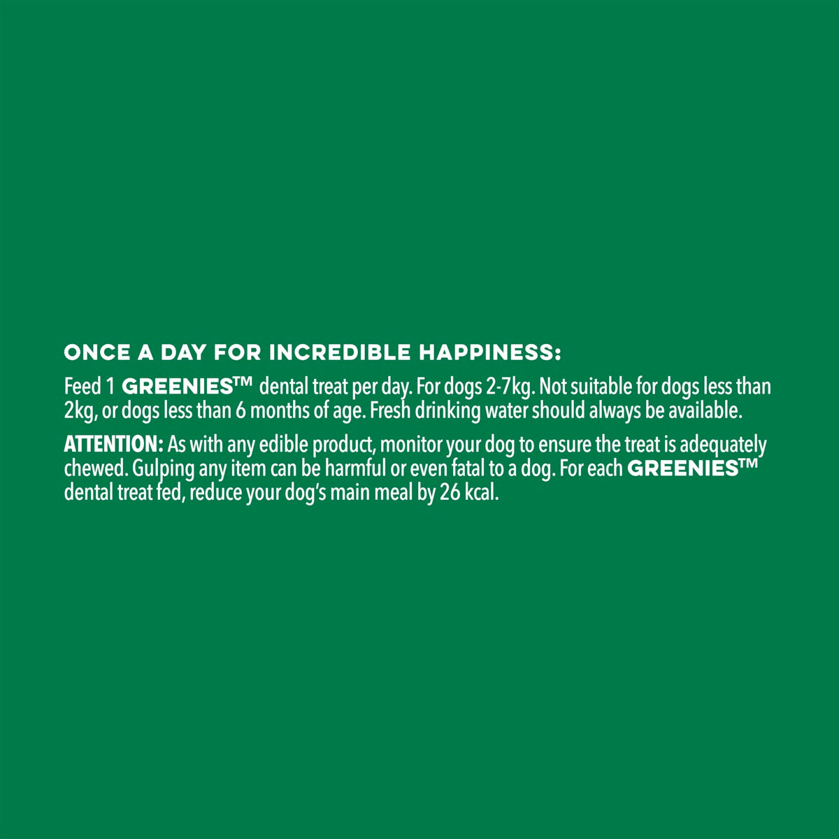 GREENIES Blueberry Teenie(2-7kg) Dental Dog Treats
