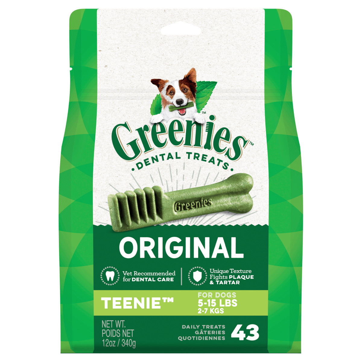 GREENIES Original Teenie Dog(2-7kg) Dental Treat 07