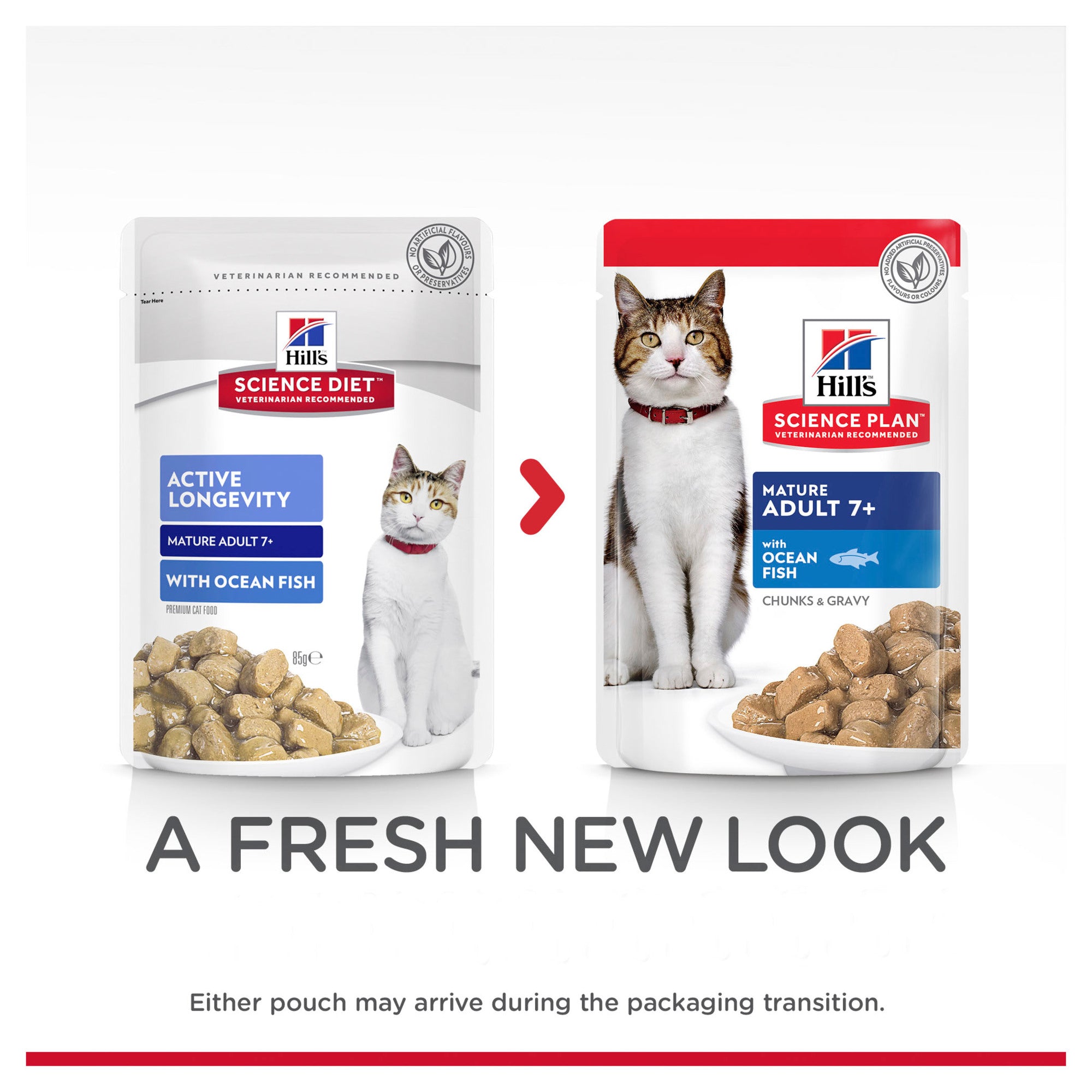 Hill's Science Diet Adult 7+ Ocean Fish Cat Food Pouches 07