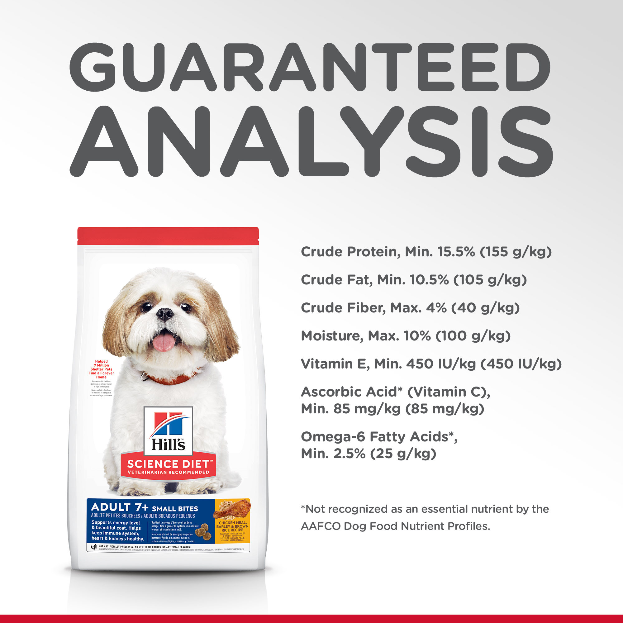 Hill's Science Diet Dry Dog Food Senior Adult 7+ Small Bites Senior