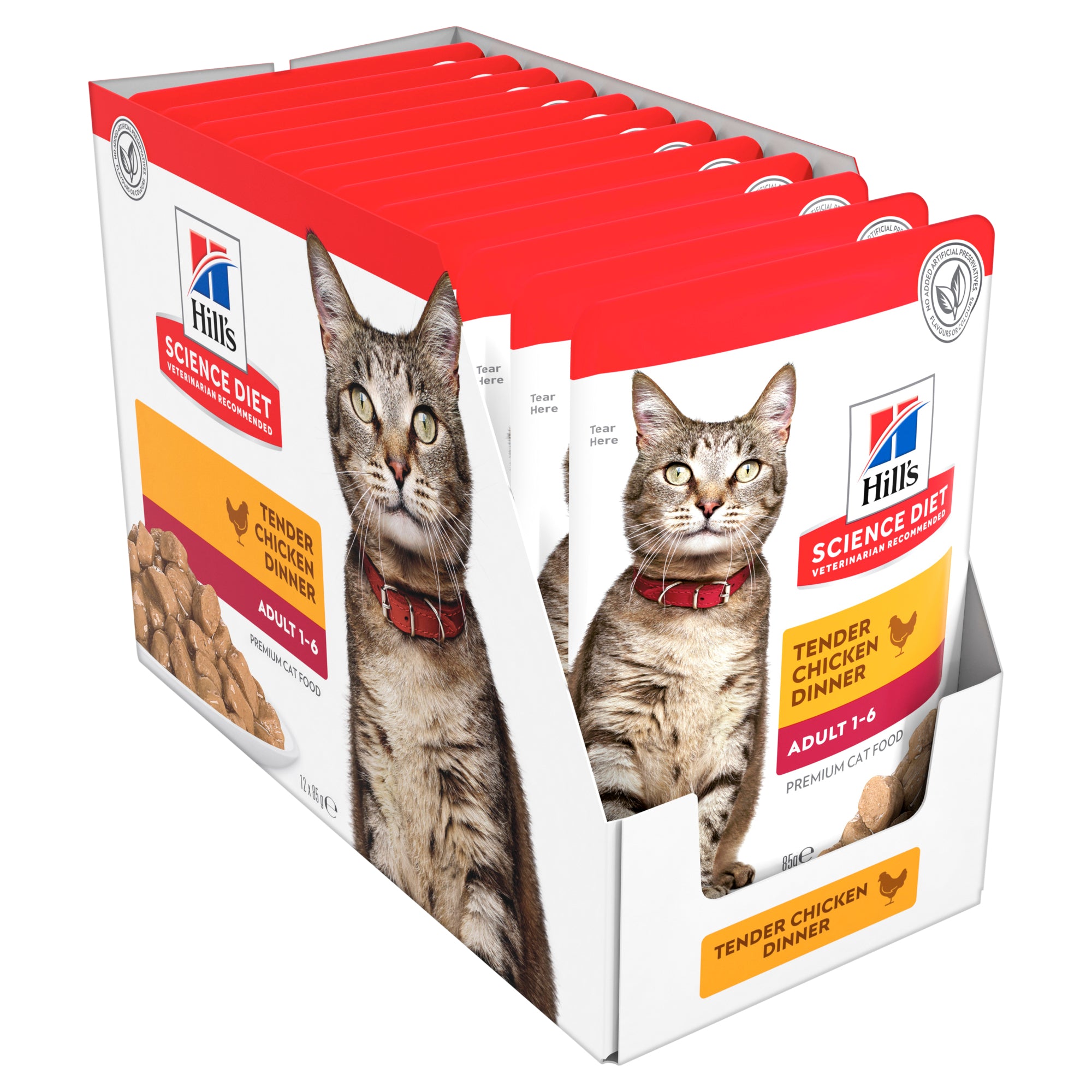 Hill's Science Diet Adult Tender Chicken Cat Food Pouches 02