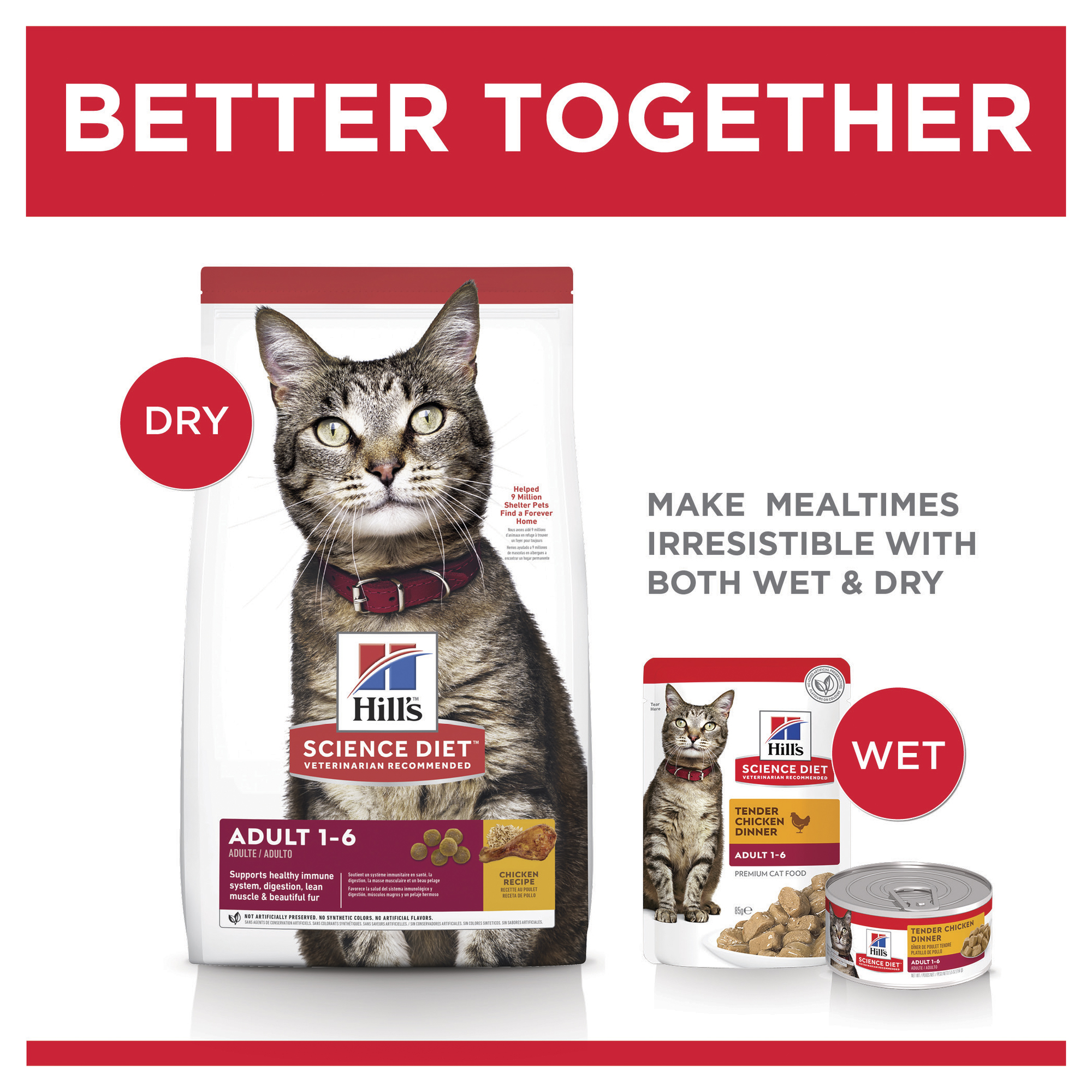 Hill's Science Diet Dry Cat Food Adult 14