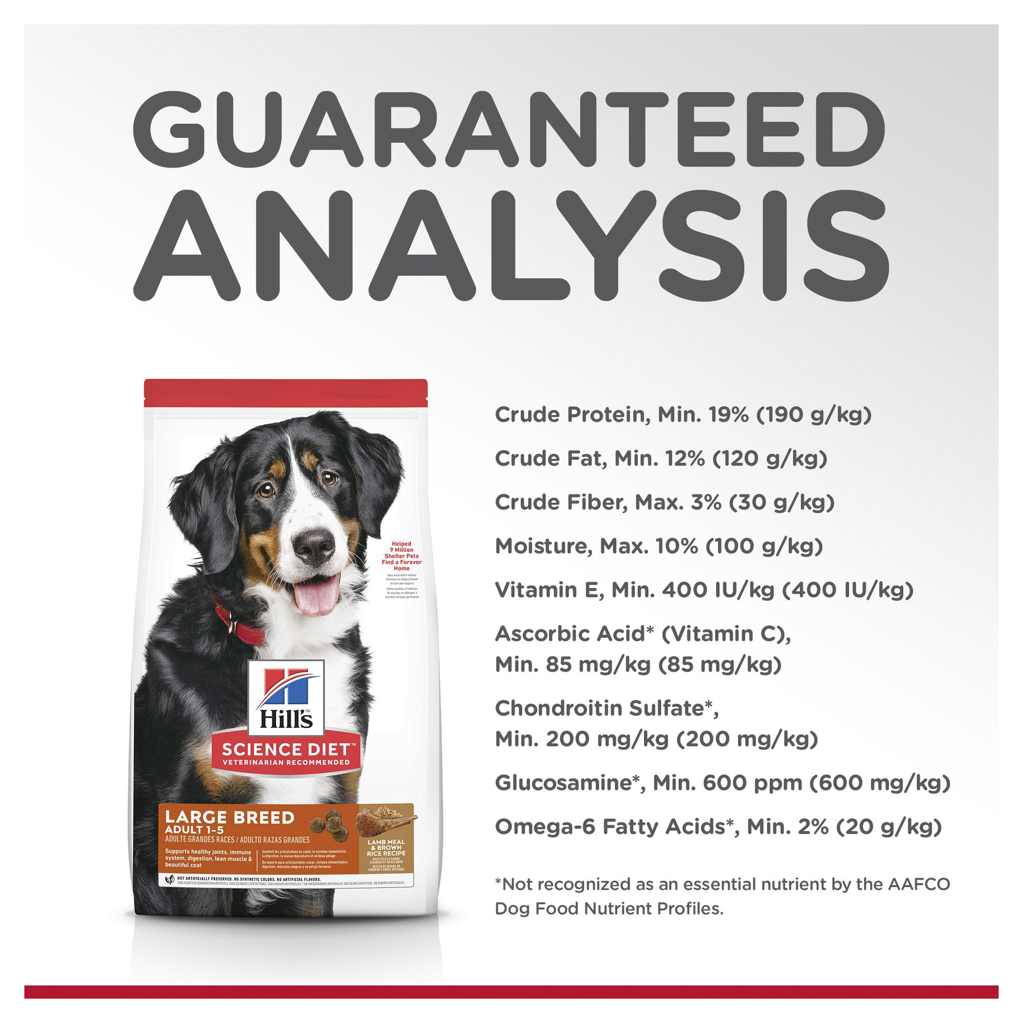 Hill's Science Diet Dry Dog Food Adult Large Breed Lamb & Rice