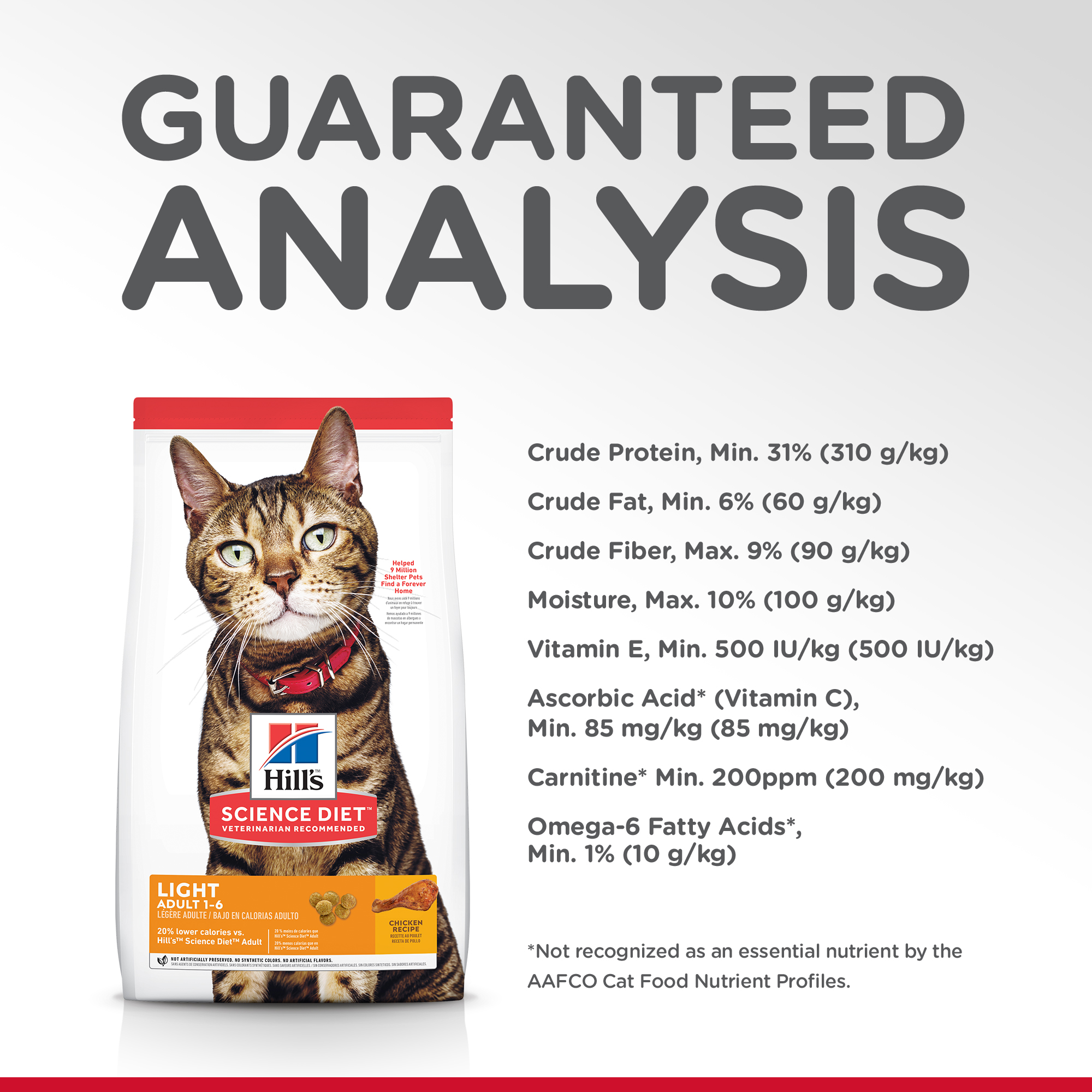 Hill's Science Diet Dry Cat Food Adult Light