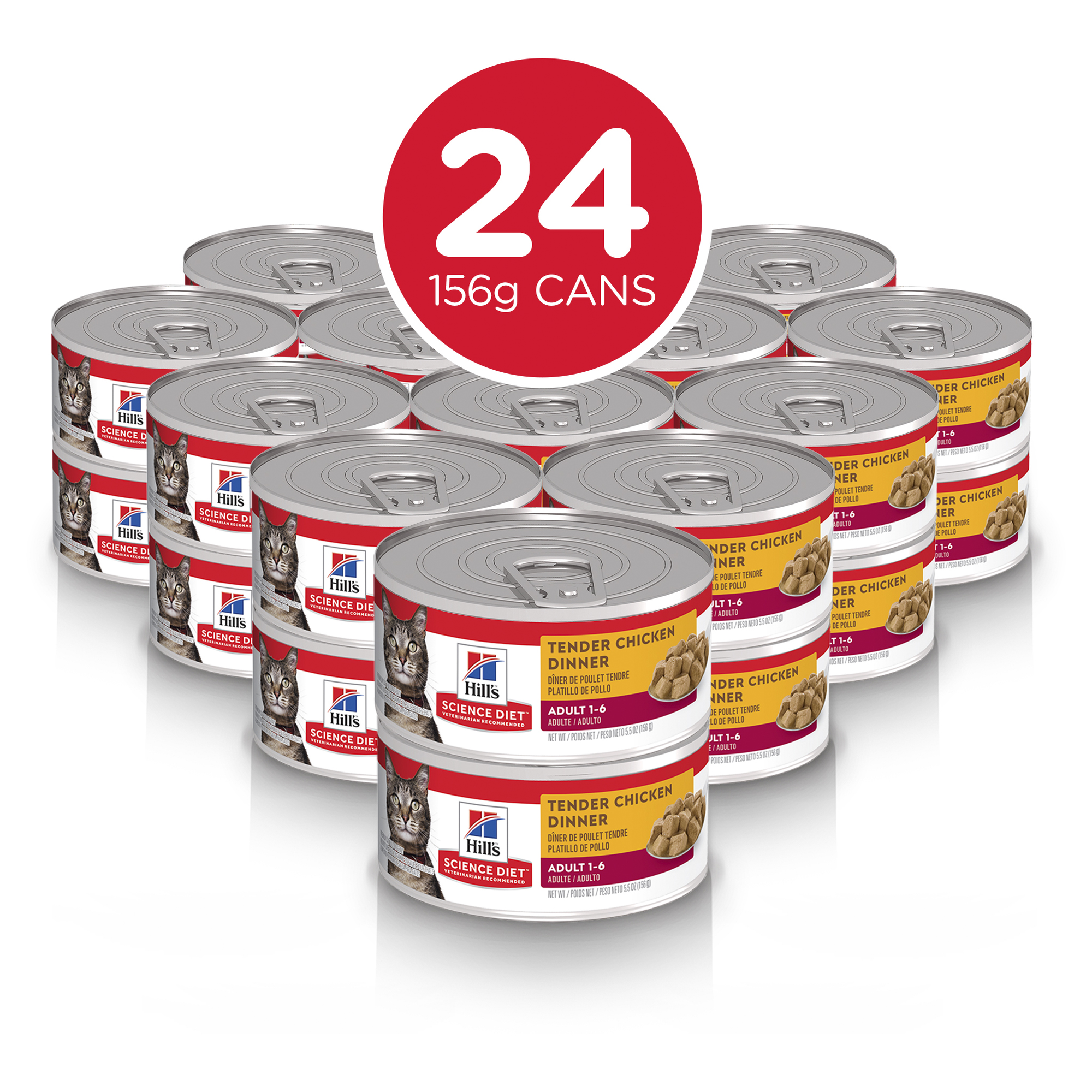 Hill's Science Diet Canned Cat Food Adult Tender Dinners Chicken 03