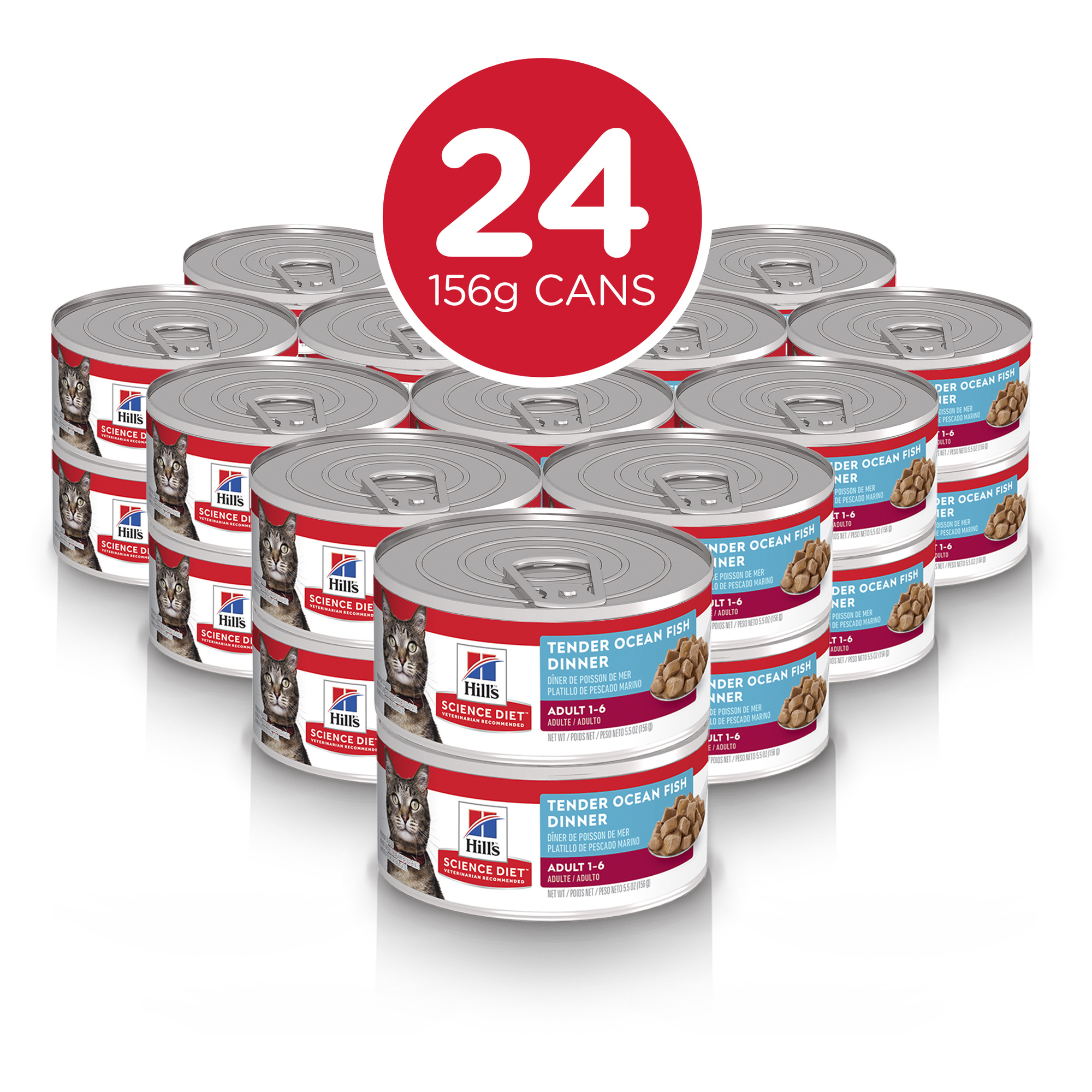 Hill's Science Diet Canned Cat Food Adult Tender Dinners Tuna 03