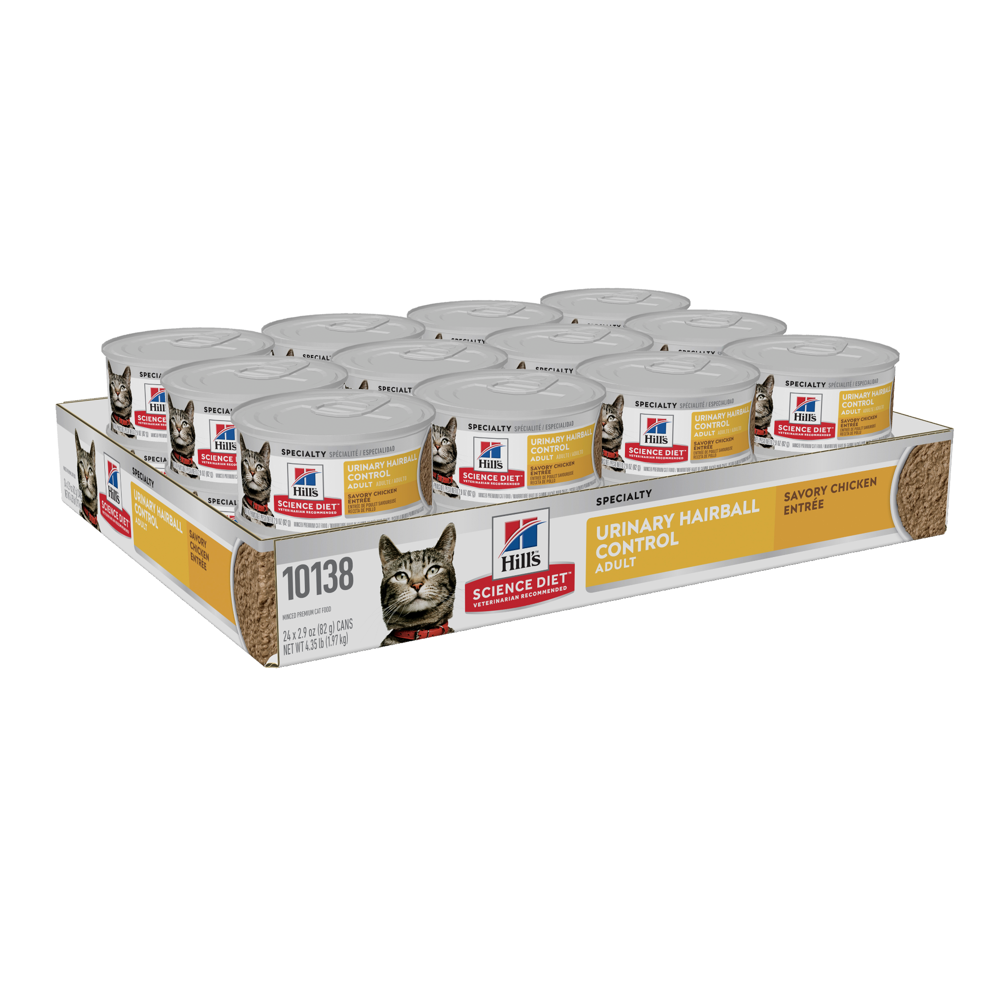 Hill's Science Diet Canned Cat Food Adult Urinary Hairball Control 04