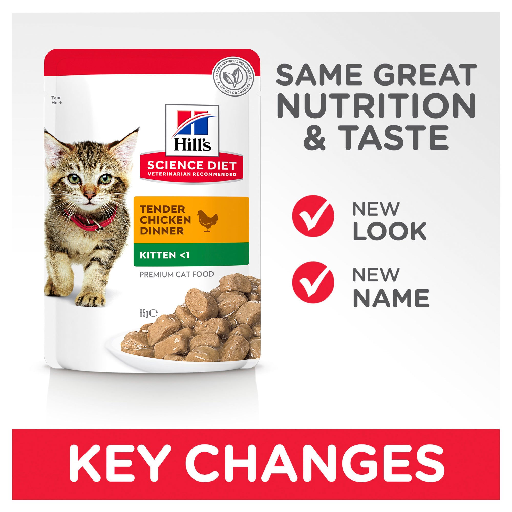 Hill's Science Diet Kitten Tender Chicken Cat Food Pouches 06