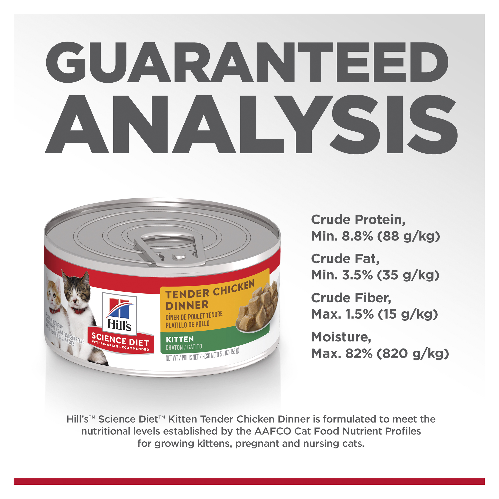 Hill's Science Diet Canned Cat Food Kitten Tender Dinners Chicken 06