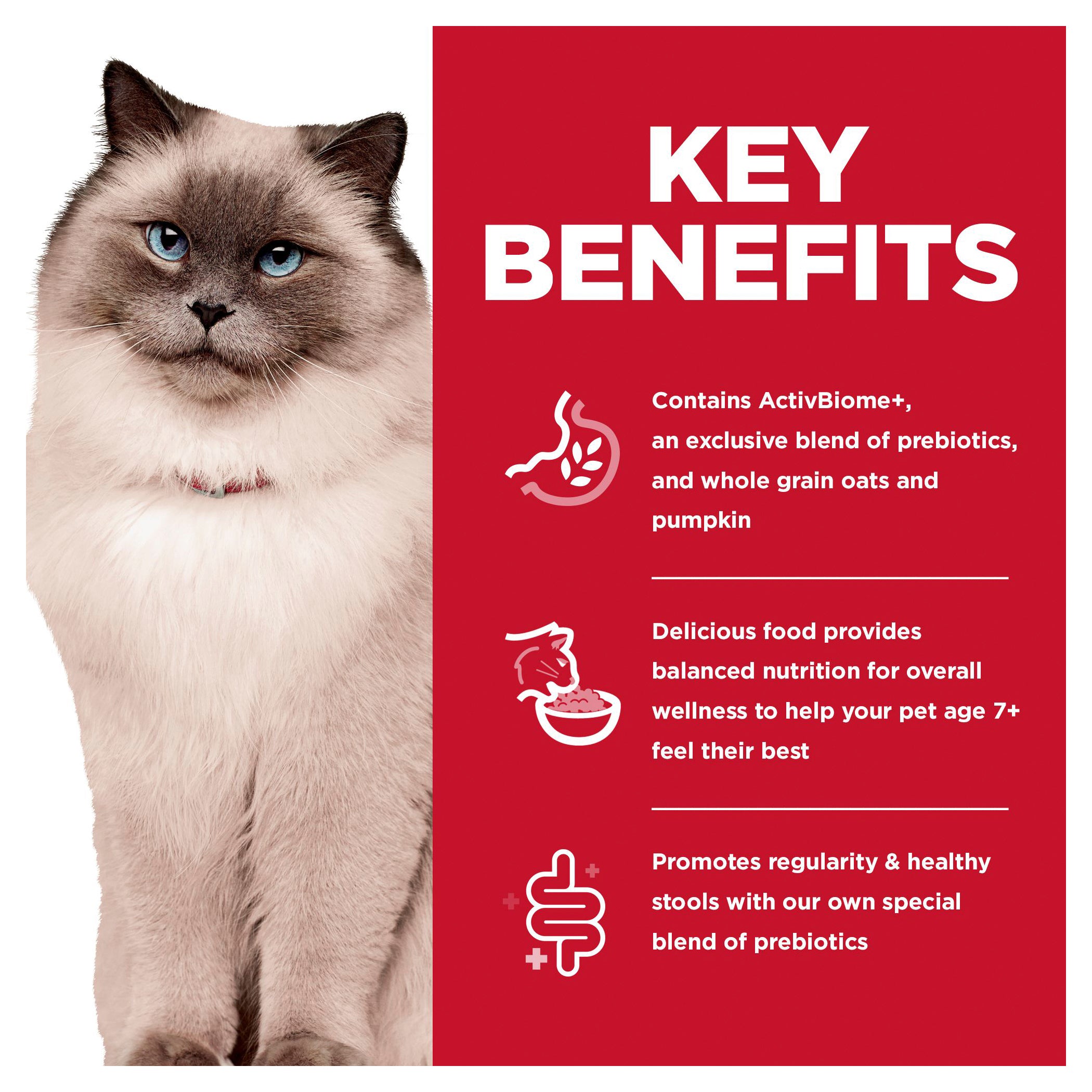 Hill's Science Diet Dry Cat Food Perfect Digestion Adult 7+ 04