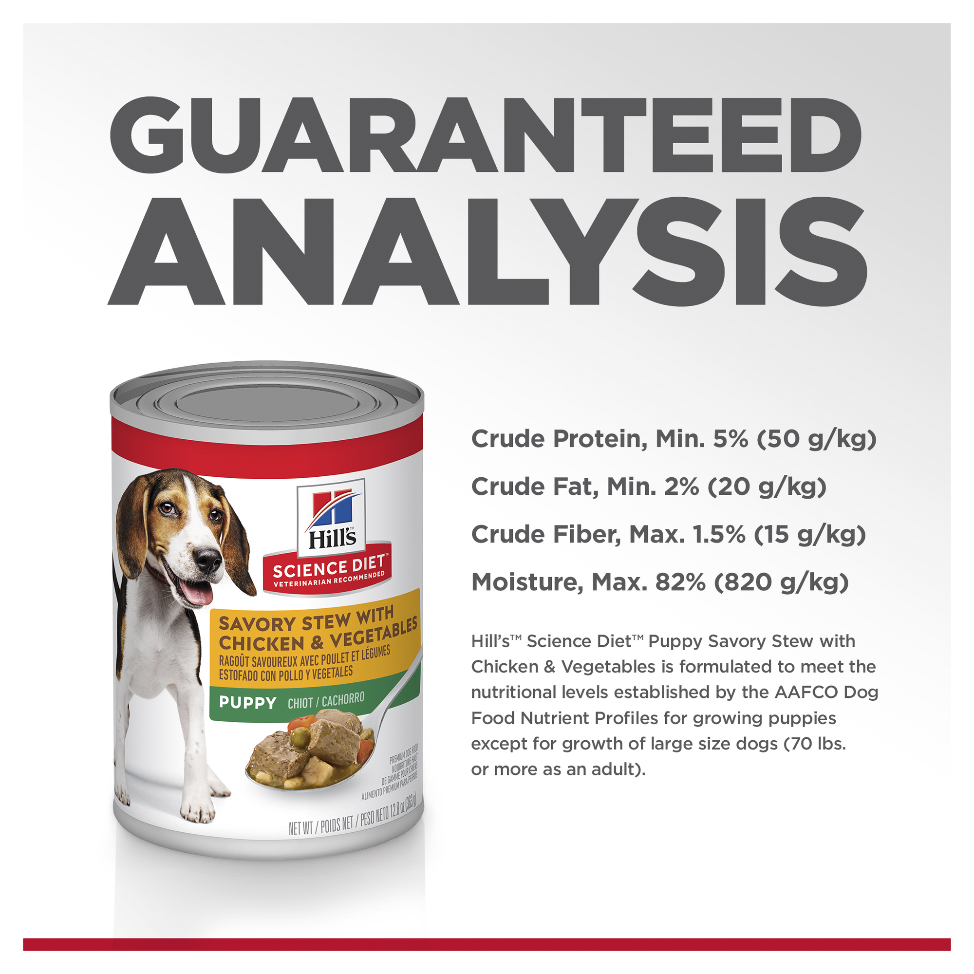 Hill's Science Diet Canned Dog Food Puppy Savory Stew Chicken & Vegetable 07