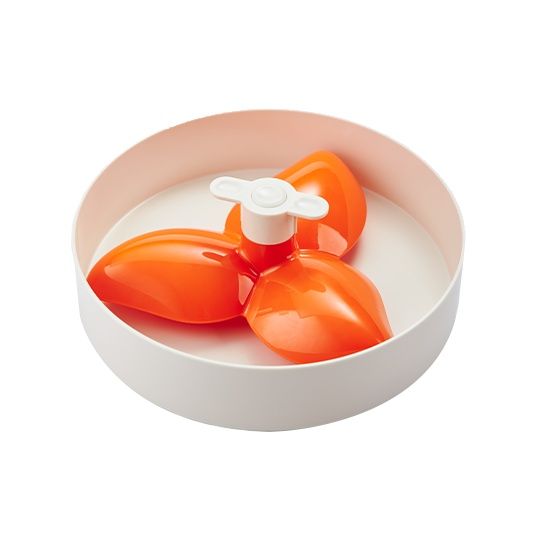 Pet DreamHouse SPIN Interactive Adjustable Slow Feeder Bowl - Flower