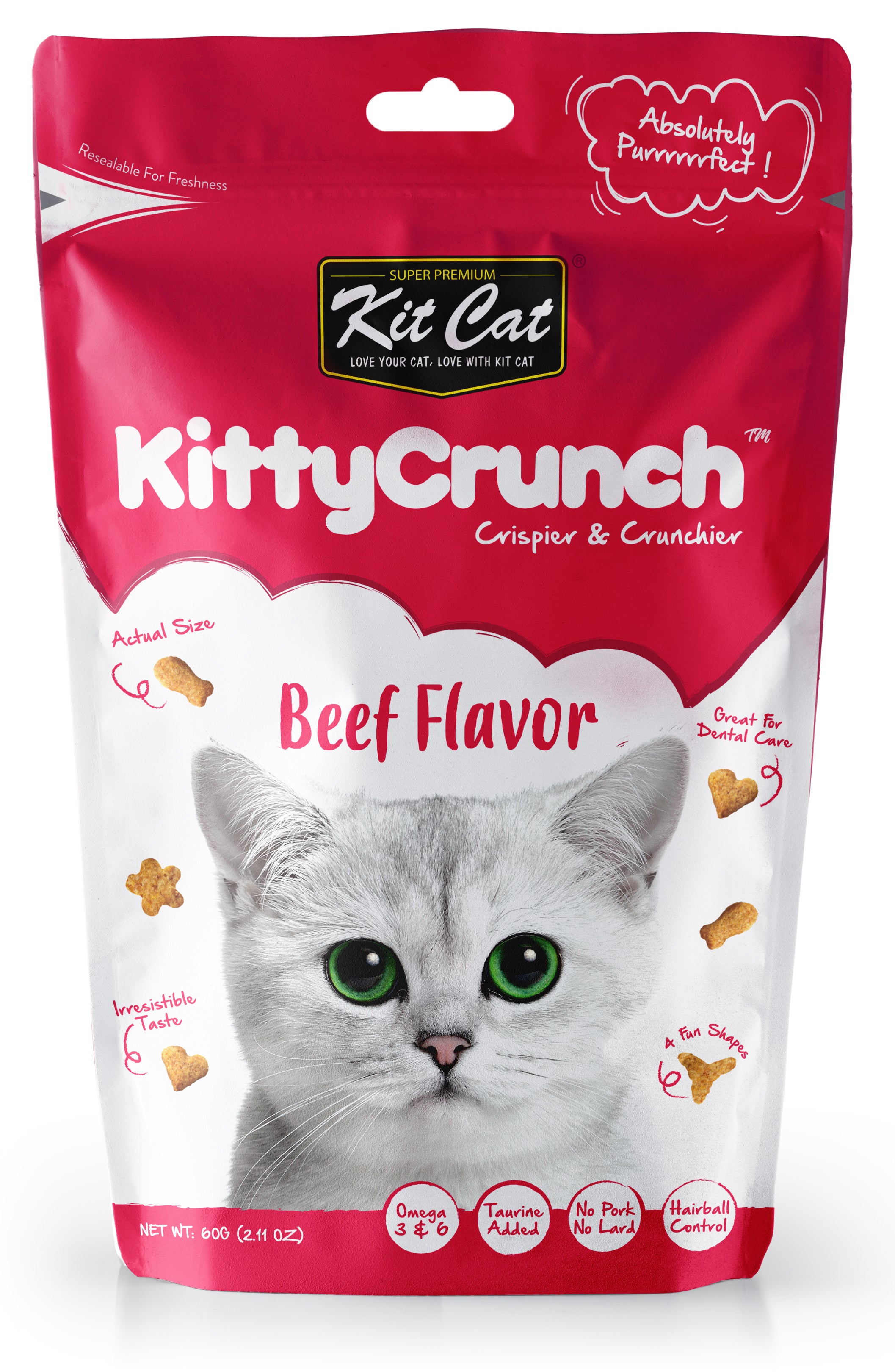Kit Cat Kitty Crunch Cat Treats 60g