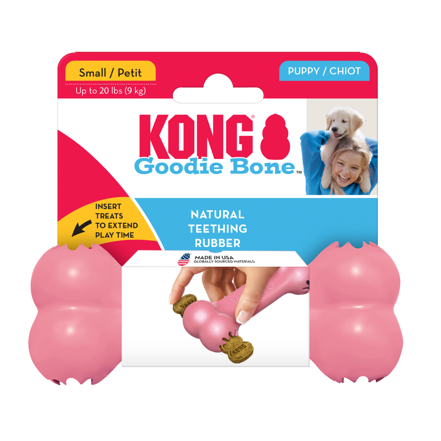 KONG Dog Toys Puppy Goodie Bone Small kong-dog-toys-puppy-goodie-bone-small
