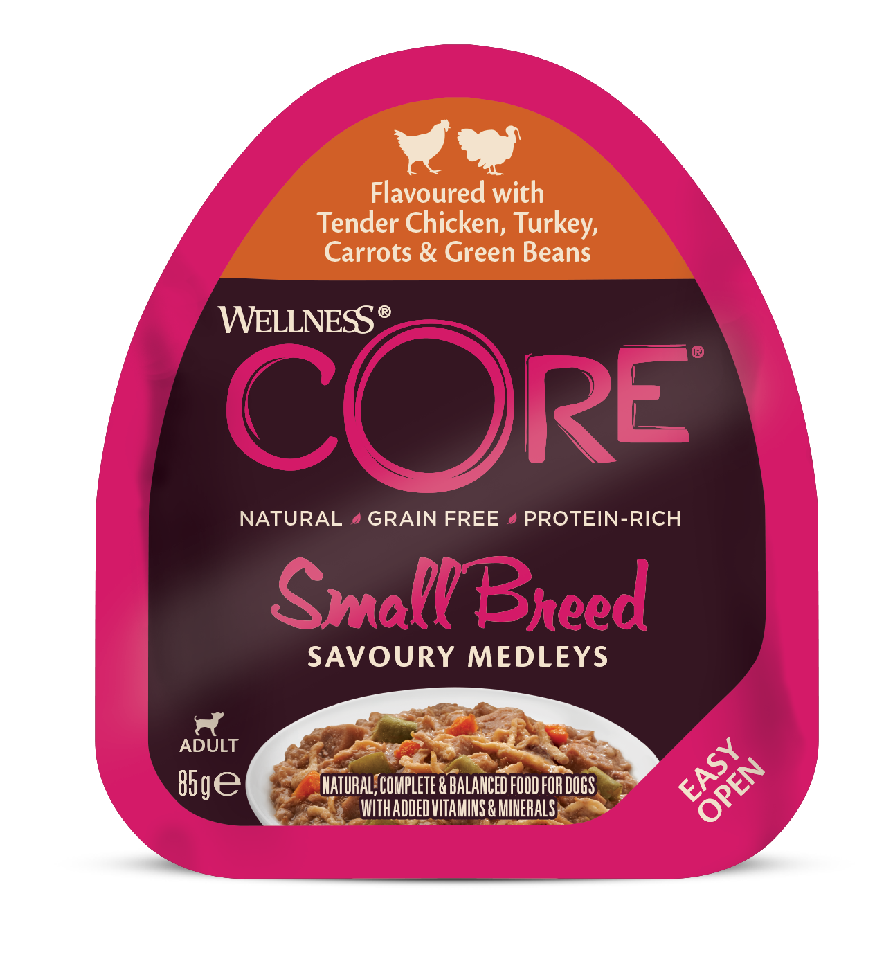 Wellness Core Wet Dog Food Small Breed Savoury Medleys Farmer Selection Multipack