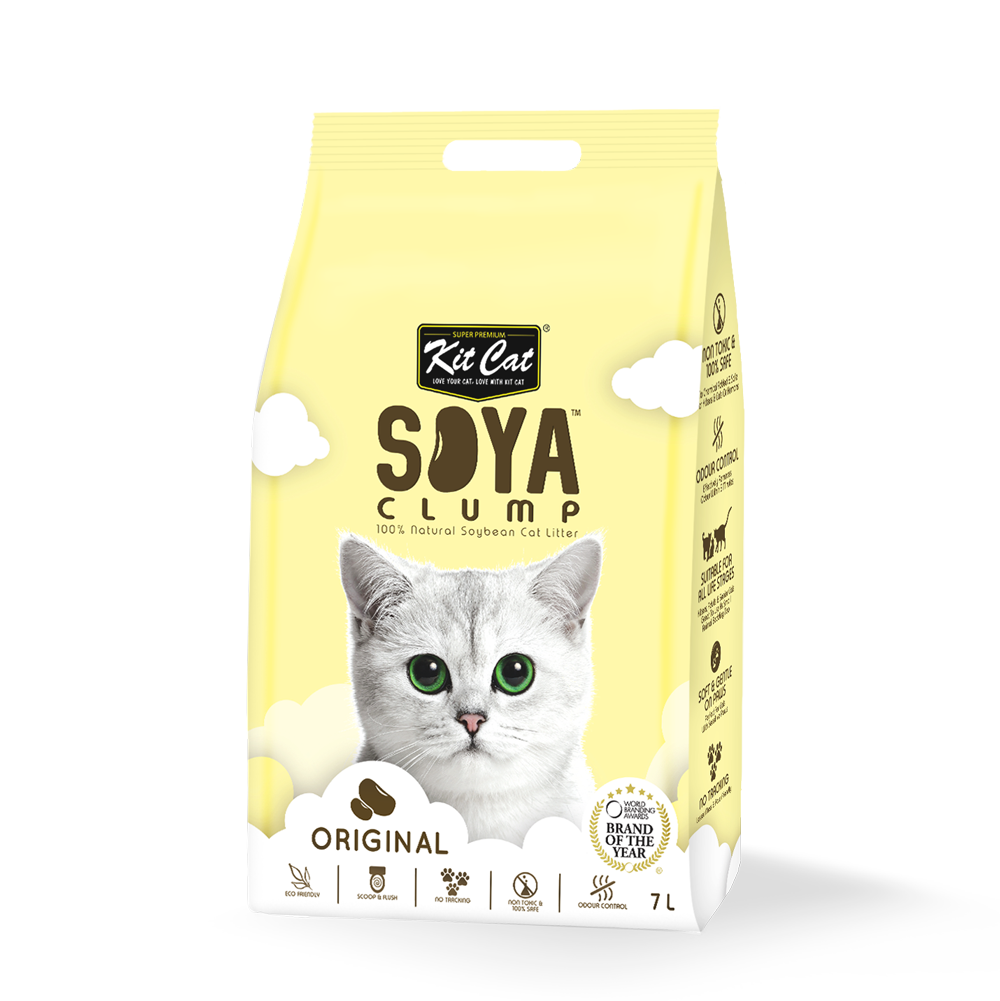 Kit Cat Soya Clump Cat Litter 7L
