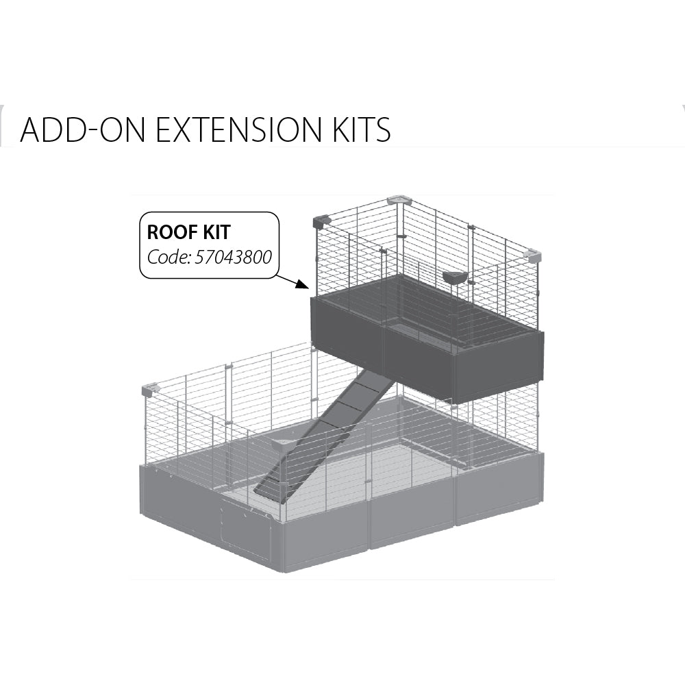 Ferplast Multipla Open Modular Open Cage for Guinea Pigs with Accessories 10