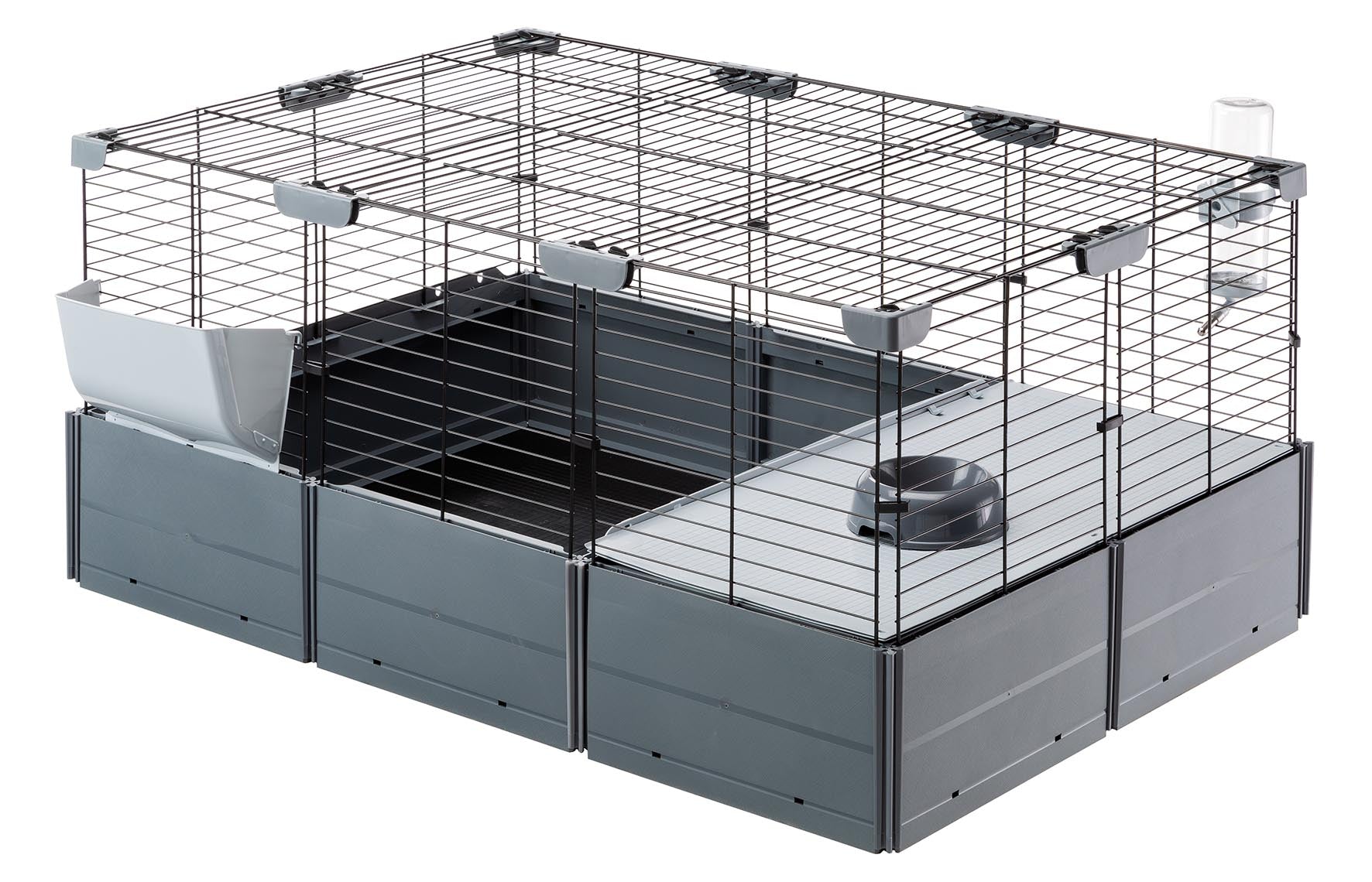 Ferplast Multipla Modular Cage for Rabbits and Guinea Pigs with Complete Accessories 12