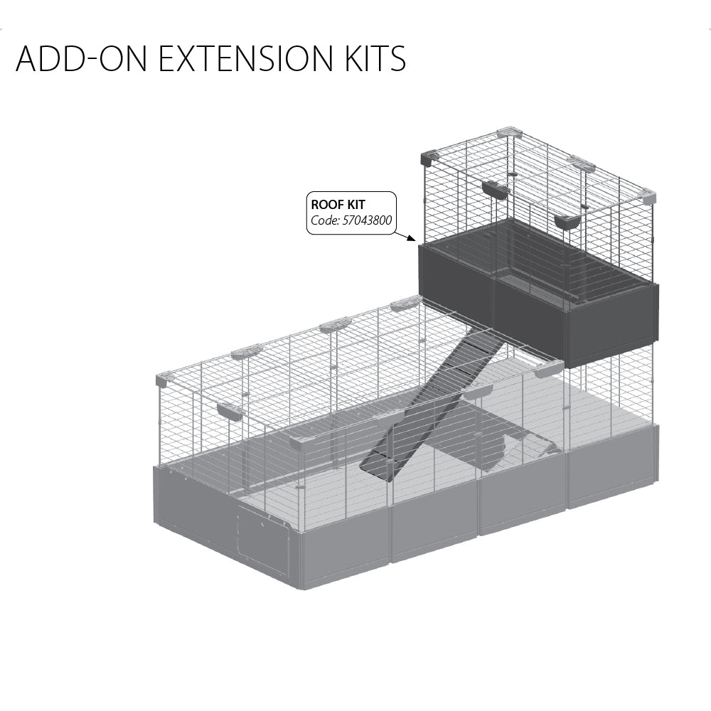Ferplast Multipla Maxi Modular Cage with accessories for Rabbits and Guinea Pigs 18